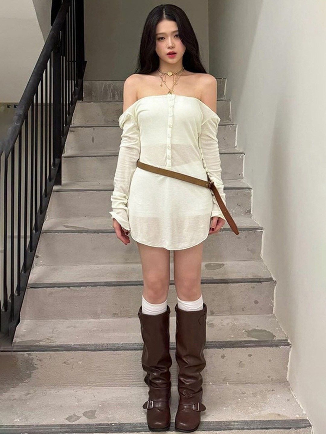

LULU & SKY Dress, Beige