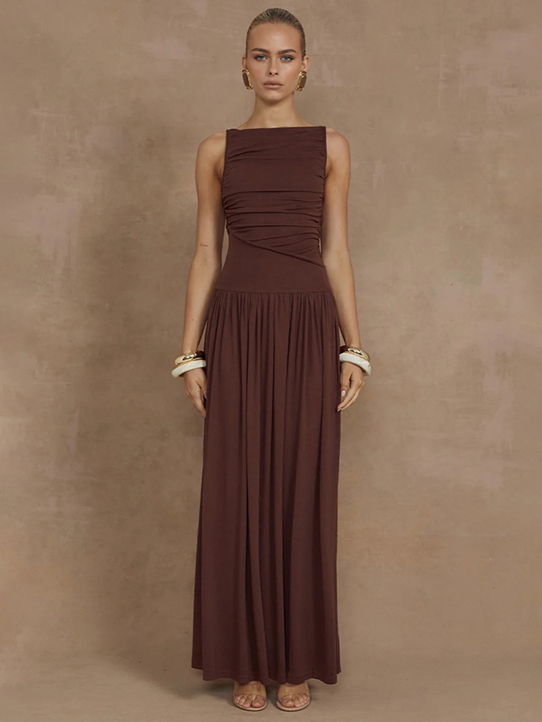 

LULU & SKY Dress, Brown