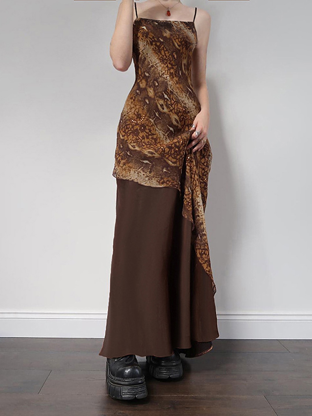 

LULU & SKY Dress, Brown