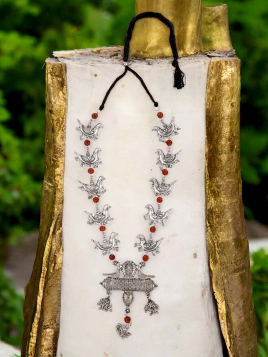 

The Pari Silver-Plated Contemporary Necklace