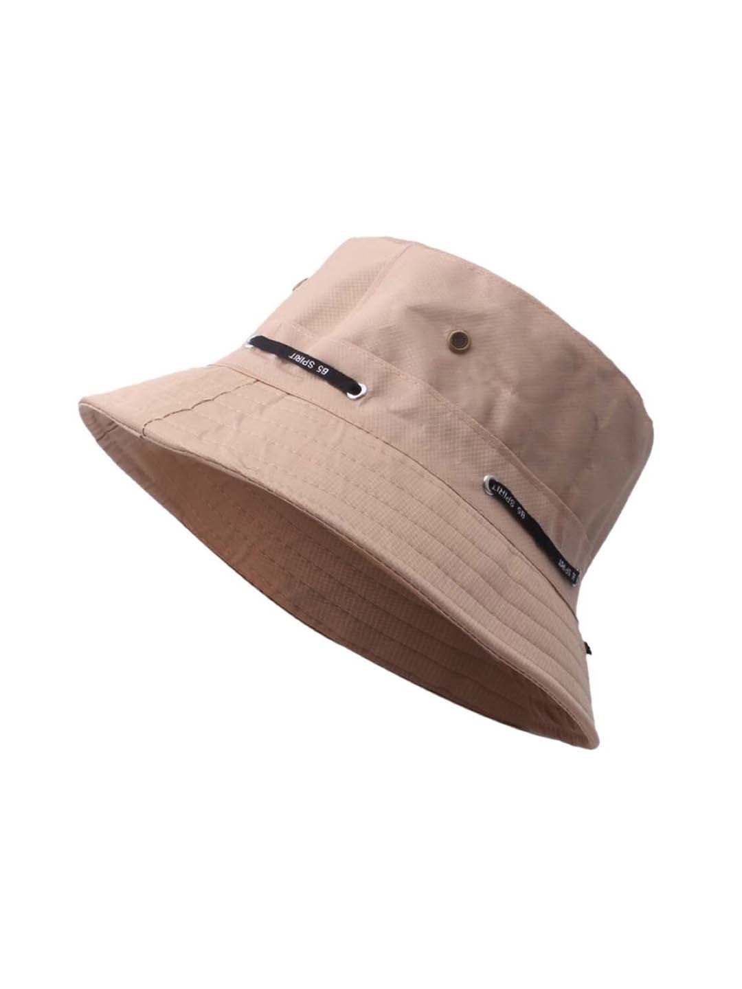 

Infispace Women Solid Bucket Hat, Beige