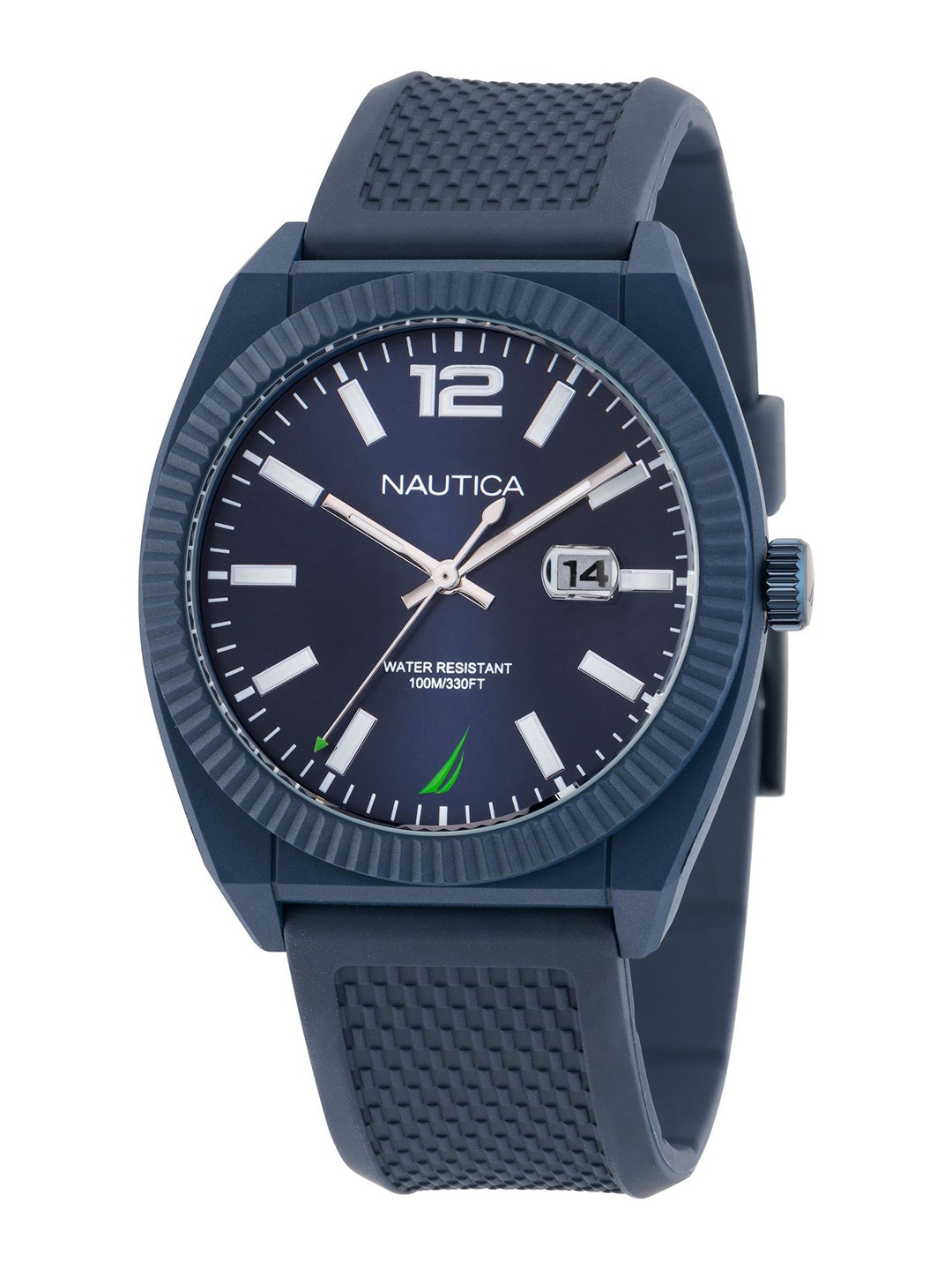 

Nautica Men Dial & Leather Straps Analogue Watch NAPPBS301, Blue