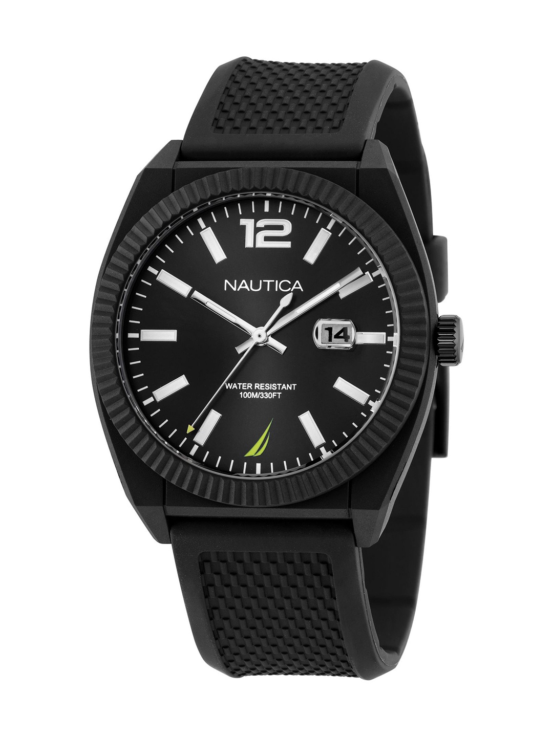 

Nautica Men Dial & Leather Straps Analogue Watch NAPPBS302, Black