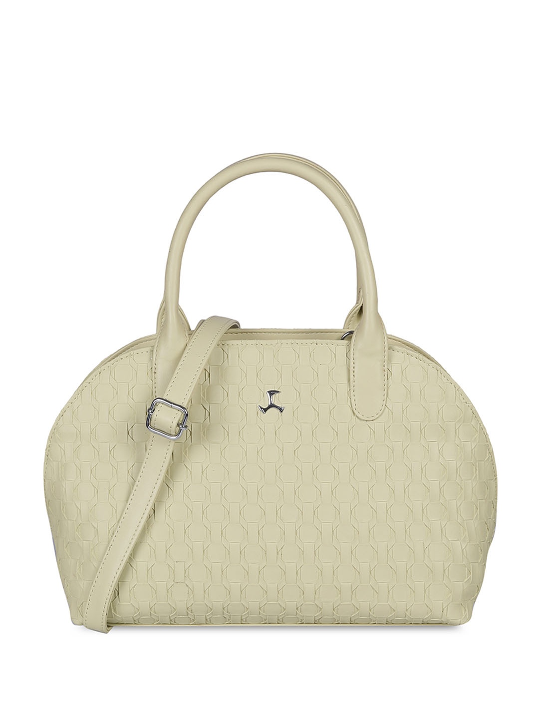 

Mochi Women Shopper Satchel with Cut Work, Green