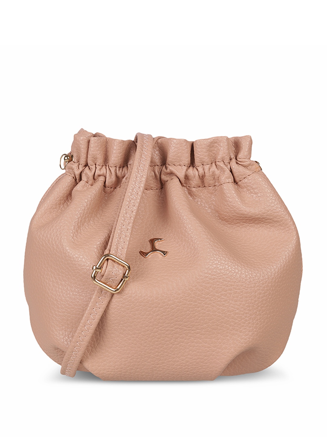 

Mochi Women Small Bucket Detachable Sling Strap Sling Bag, Pink