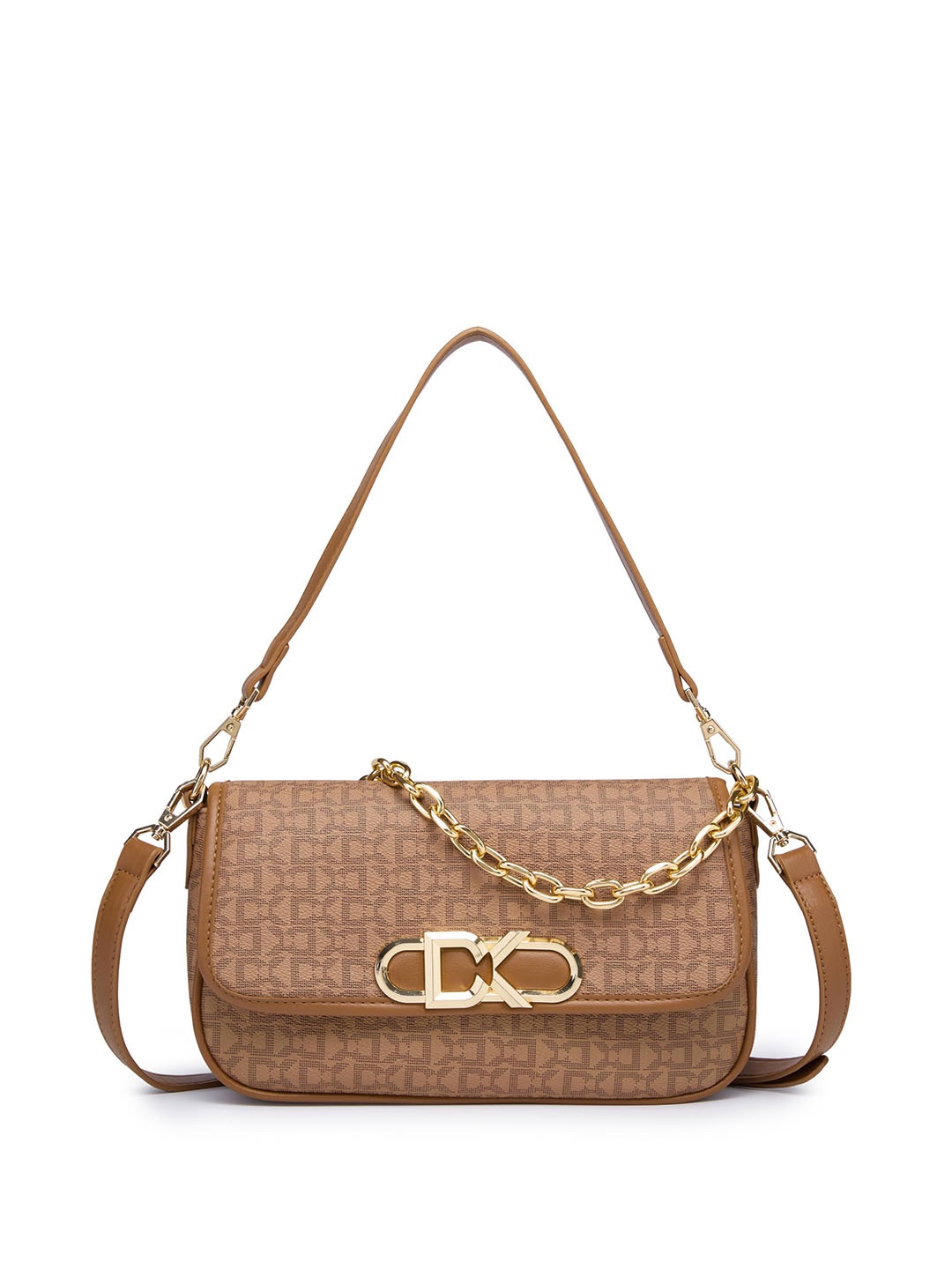 

Diana Korr Animal PU Structured Handheld Bag, Tan