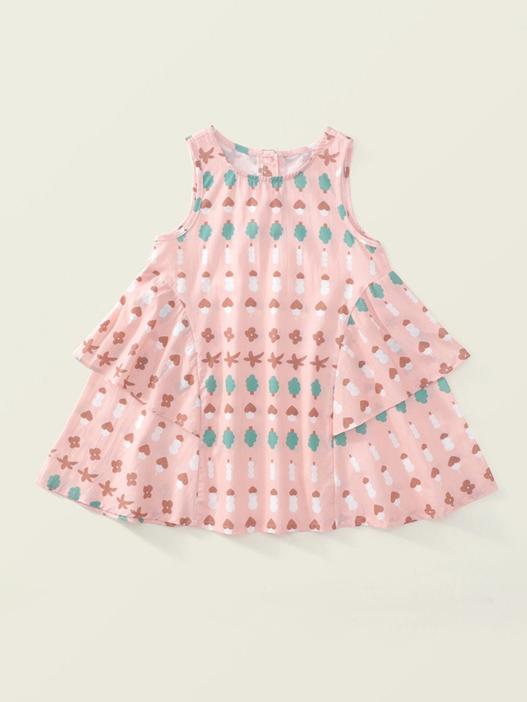 

LULU & SKY Print A-Line Dress, Pink