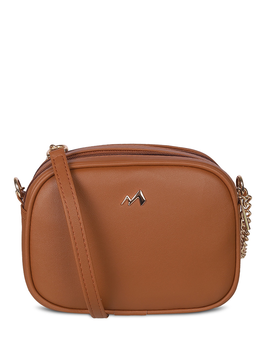 

Metro Women Structured Sling Bag, Tan