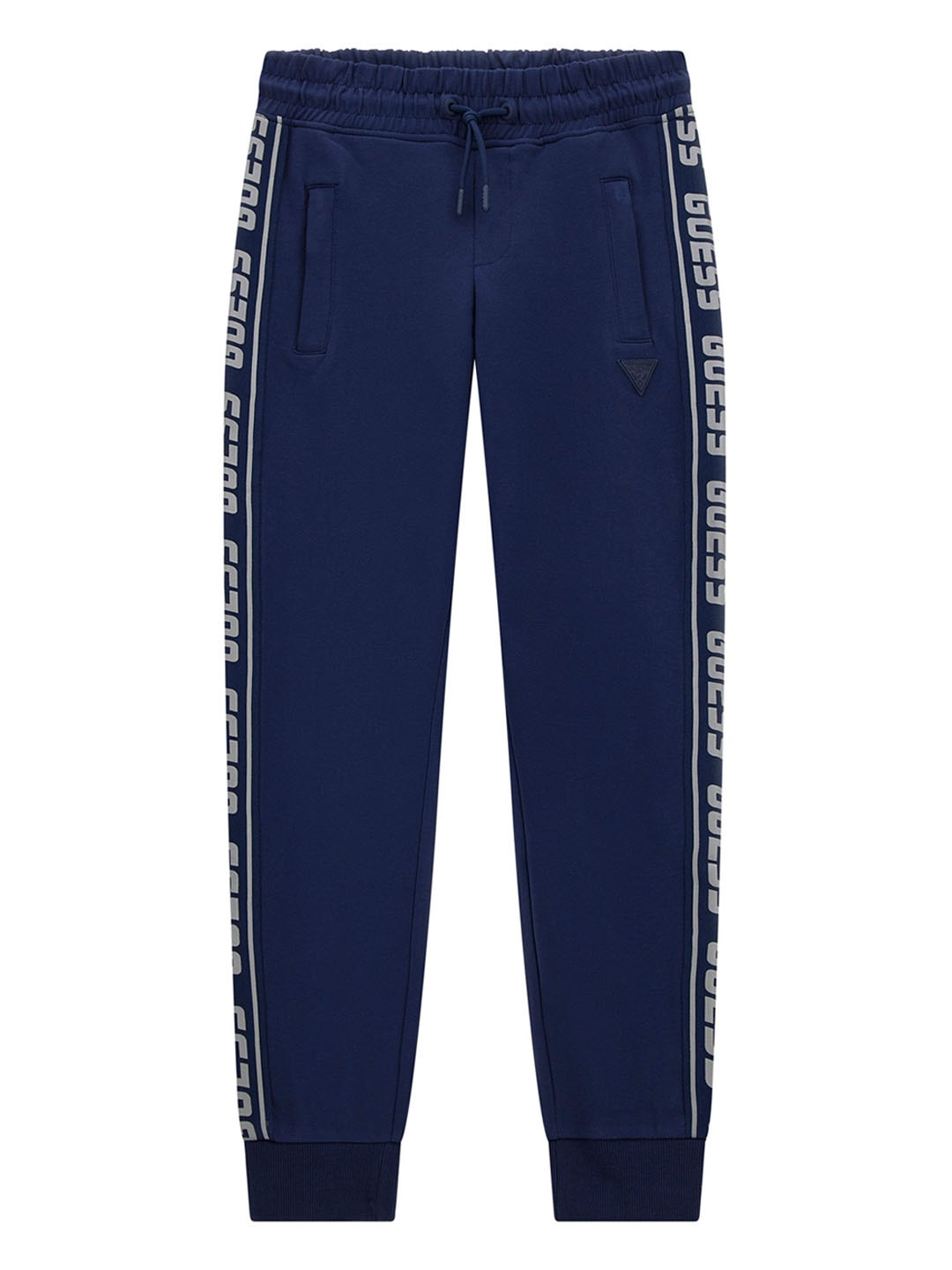 

GUESS kids Boys Cotton Regular Fit Trouser, Navy blue