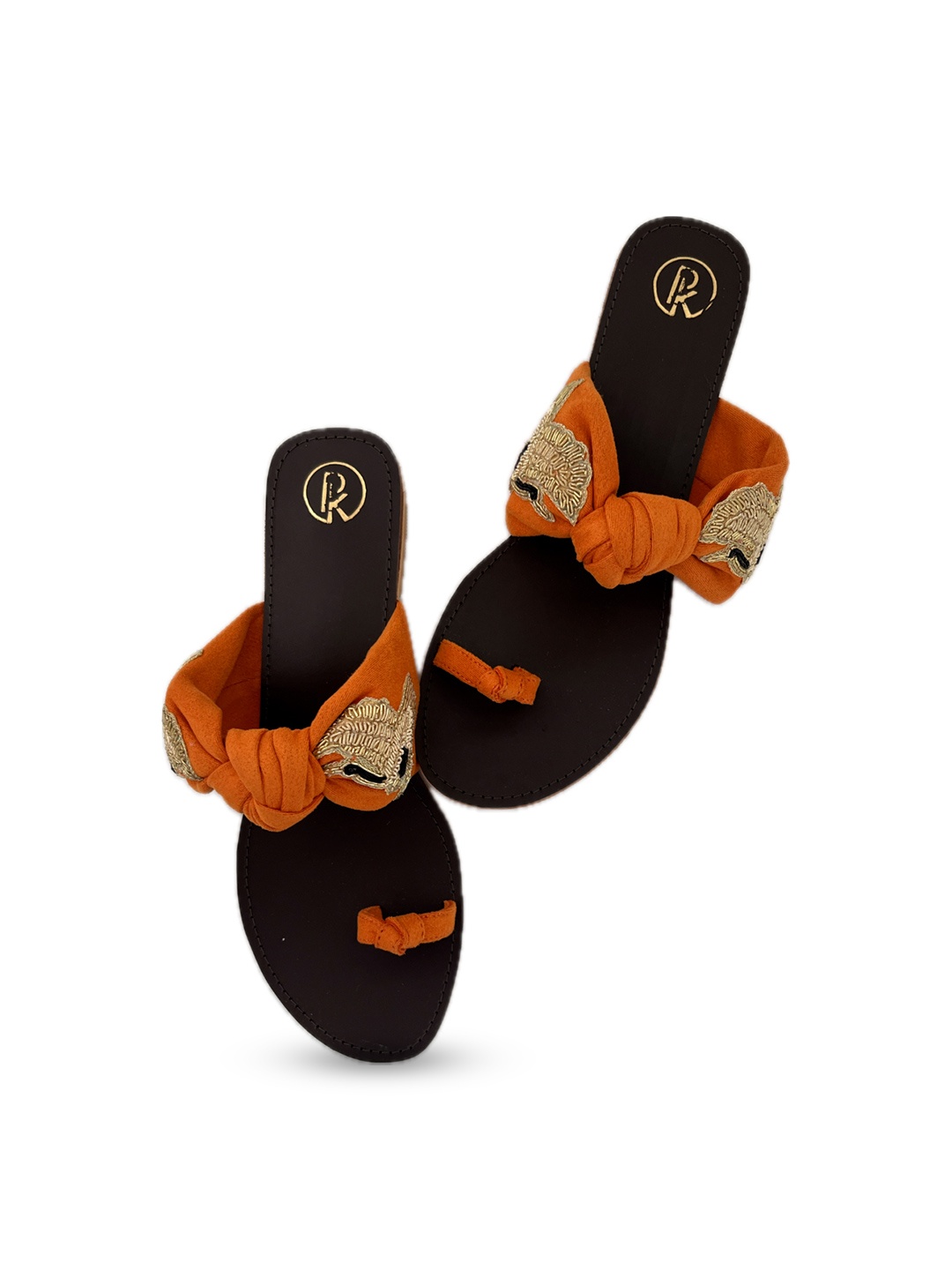 

Preet Kaur Women Slip-On One Toe Flats, Orange