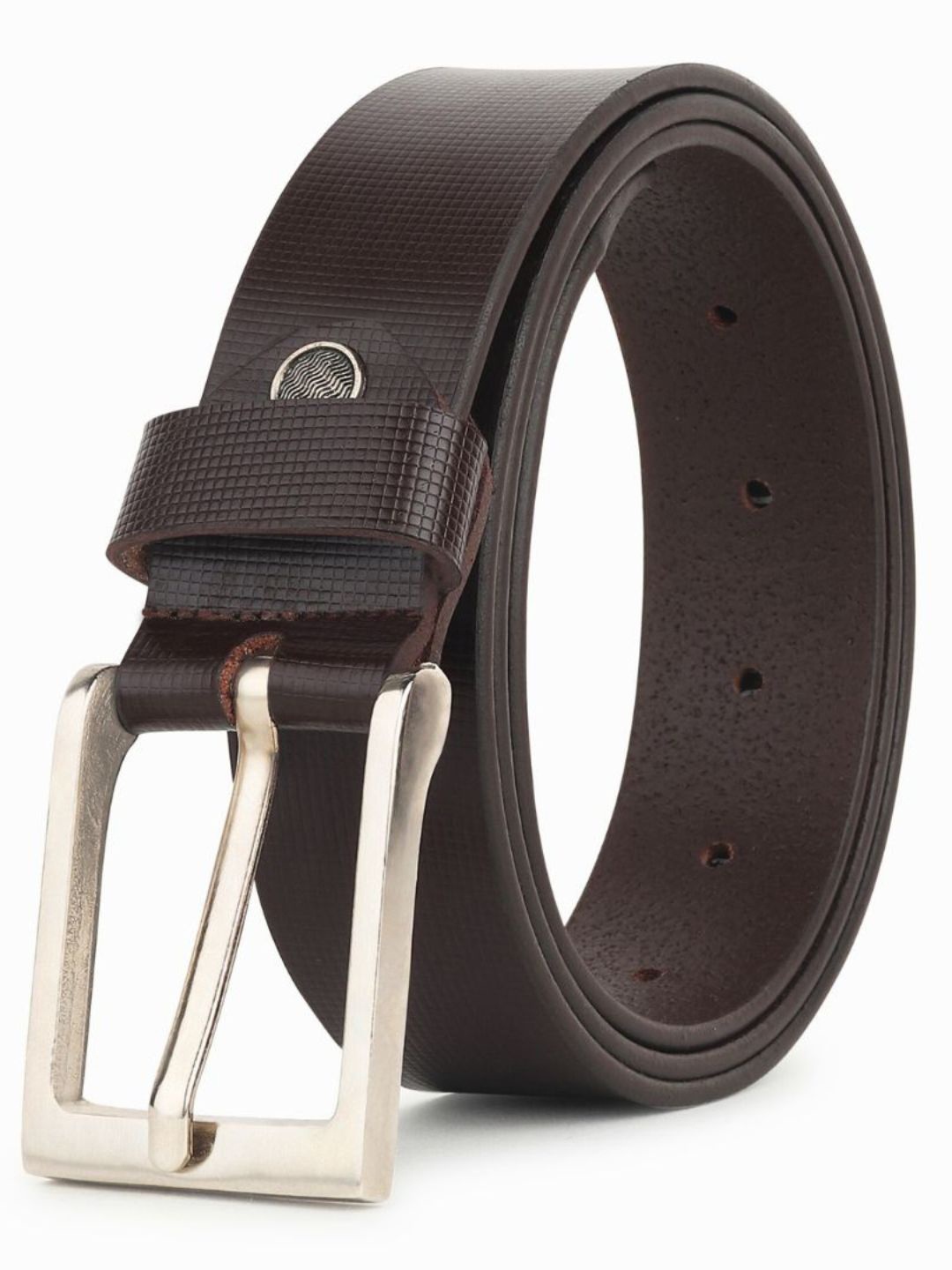

Hayes London Men Leather Belts Premium Genuine Formal Belt Sigma, Brown