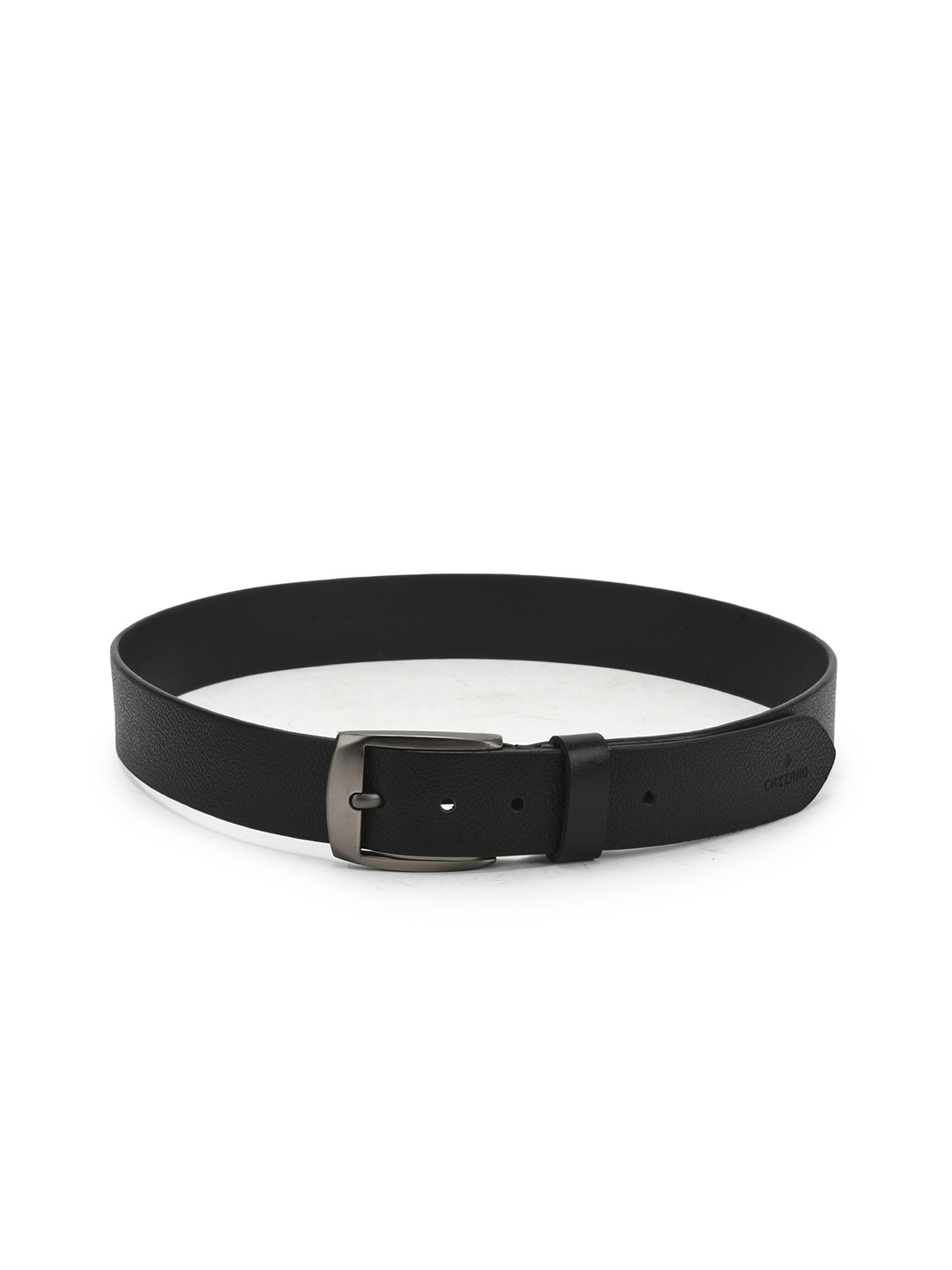 

Cazzano Men Textured Leather Belt, Black