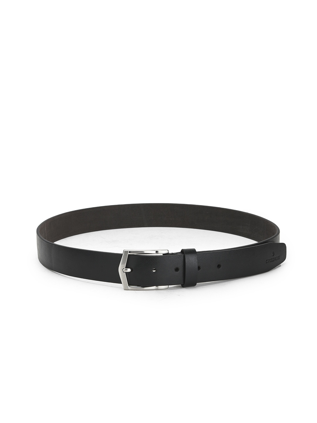 

Cazzano Men Textured Leather Belt, Black