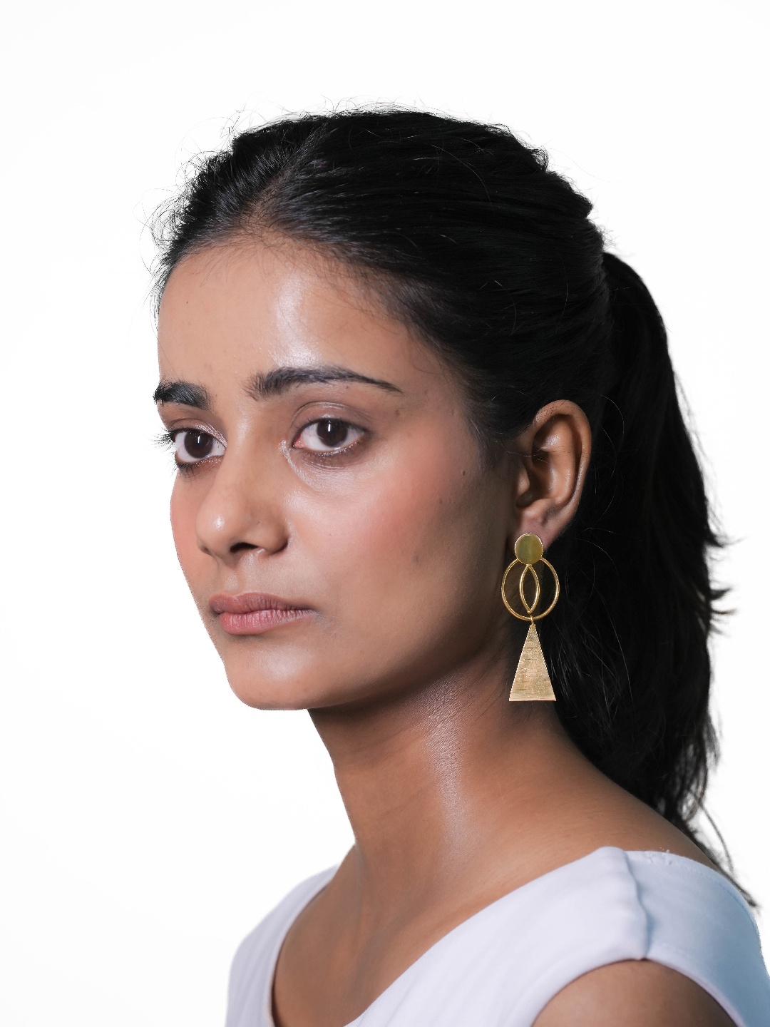 

Bubber Jewels 18K Gold Plated Contemporary Drop Earrings