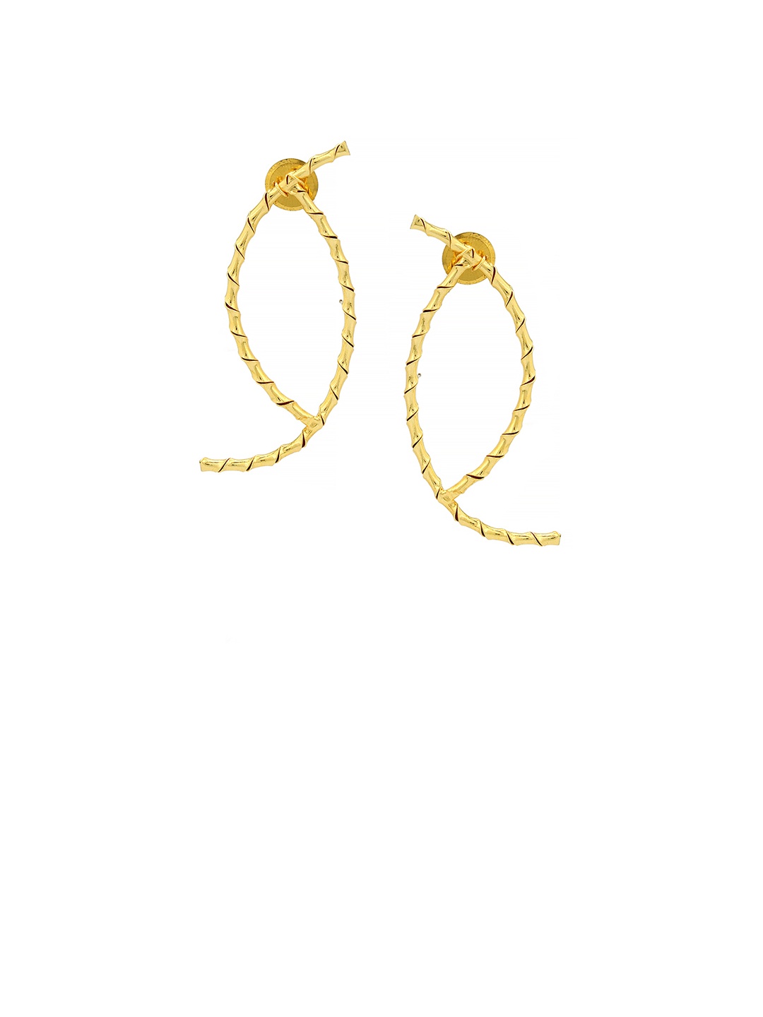 

Bubber Jewels 18K Gold Plated Contemporary Drop Earrings