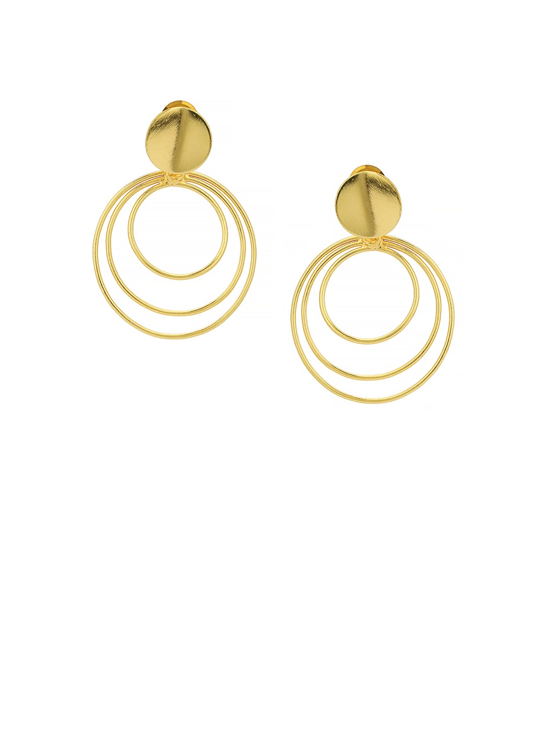 

Bubber Jewels 18K Gold Plated Contemporary Drop Earrings