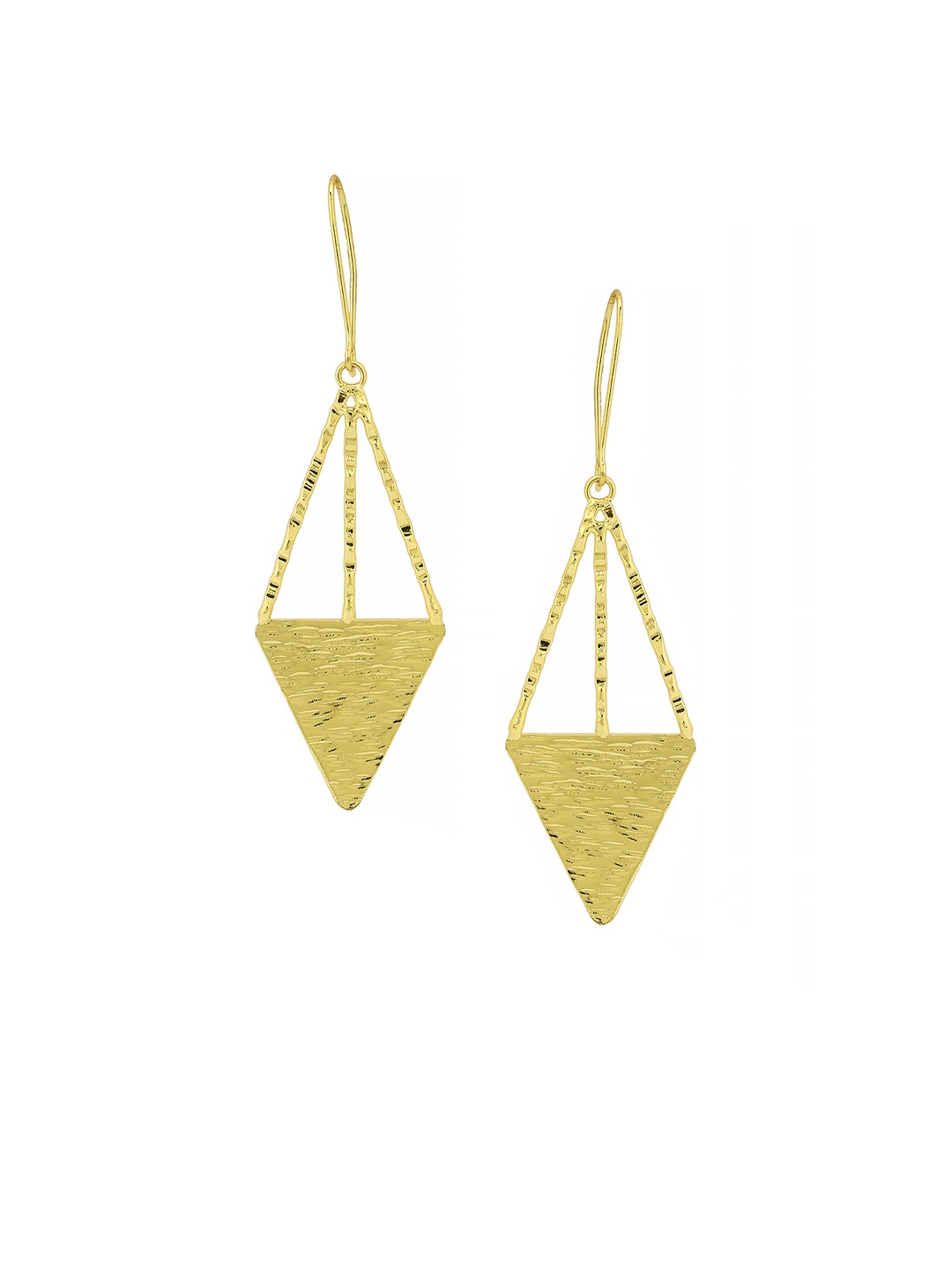 

Bubber Jewels 18K Gold Plated Contemporary Drop Earrings