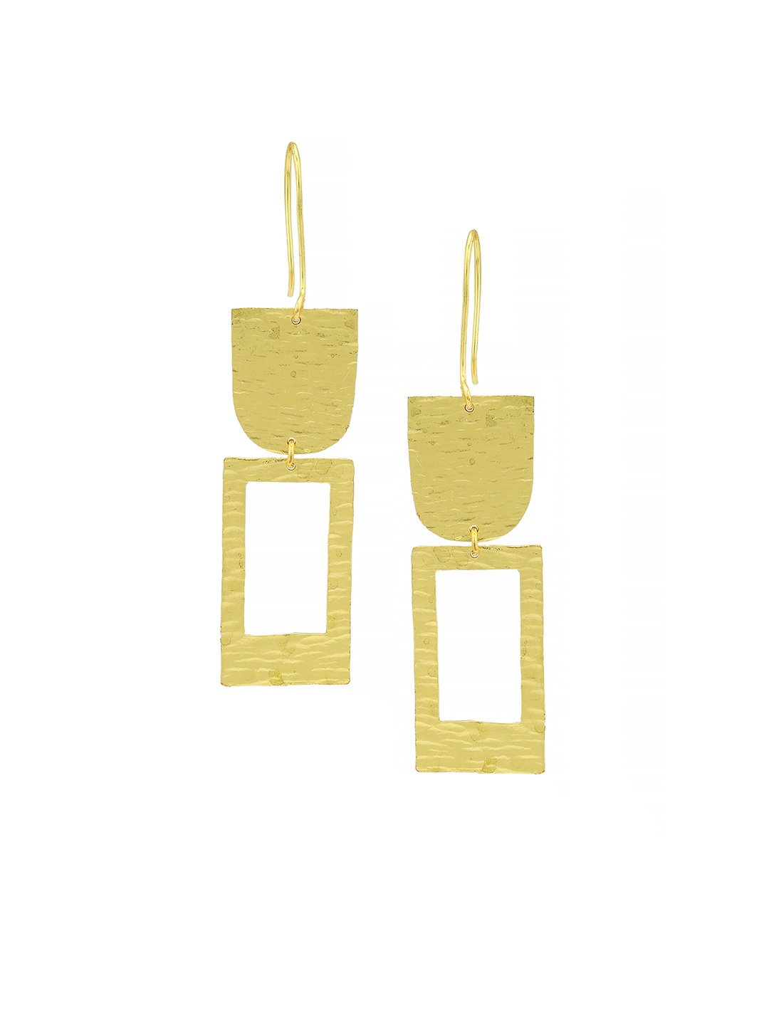 

Bubber Jewels 18KT Gold-Plated Geometric Drop Earrings
