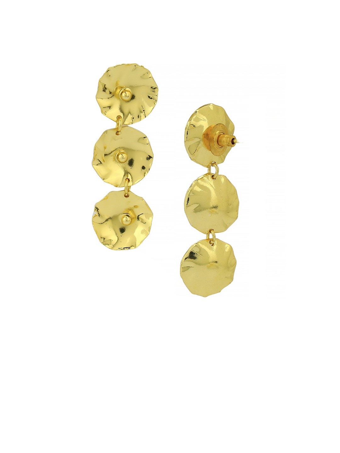 

Bubber Jewels 18K Gold Plated Contemporary Drop Earrings