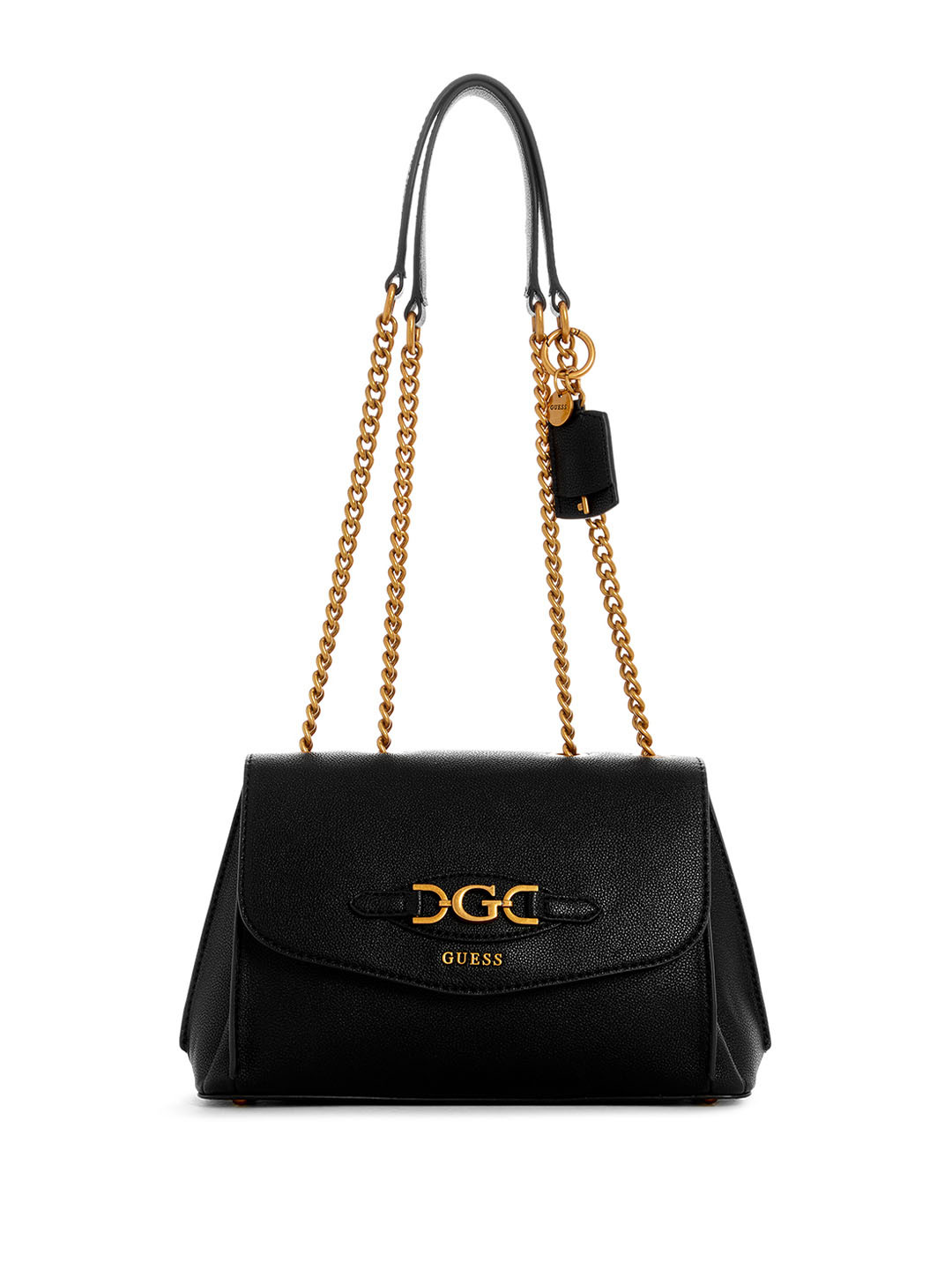 

GUESS Women Malva Convertible Xbody Flap Bag, Black