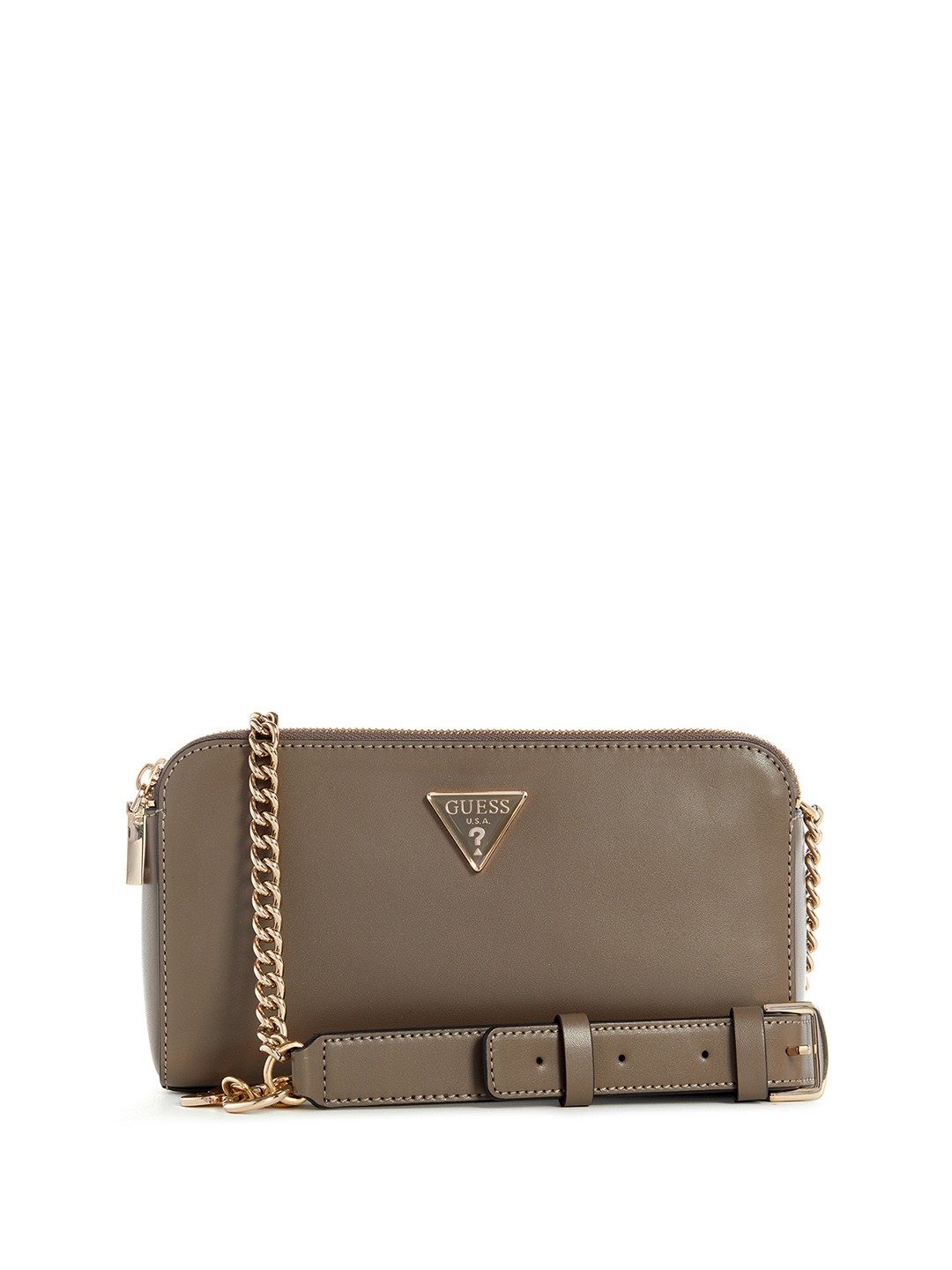 

GUESS Women PU Crossbody Shoulder Bag, Taupe