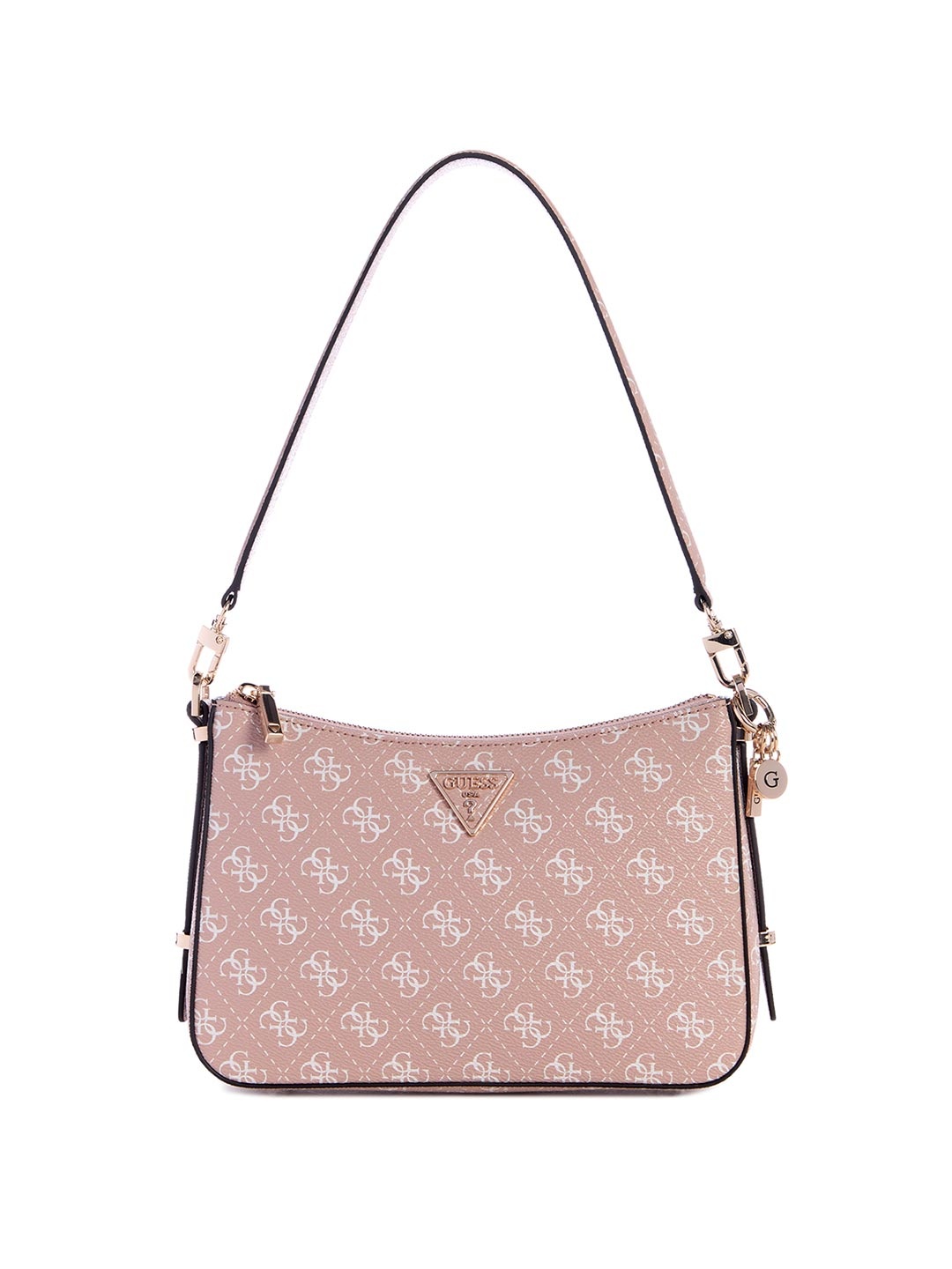 

GUESS Women Printed Structured Shoulder Bag, Rose