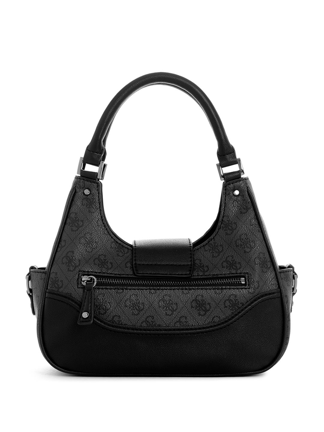 

GUESS Women PU Half Moon Hobo Bag, Grey