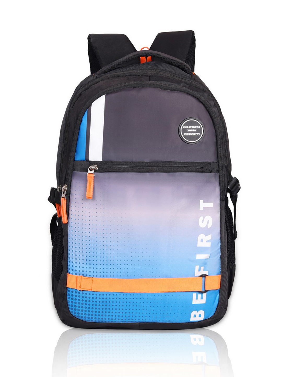 

Priority Unisex Colourblocked Backpack, Grey