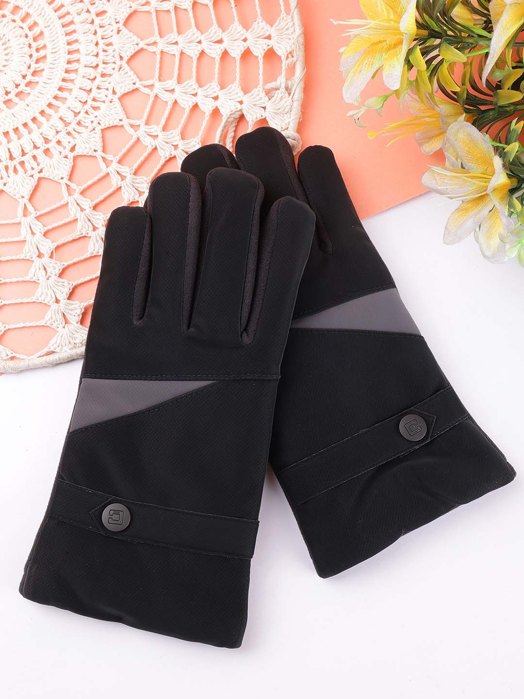 

ELLIS Unisex Acrylic Touchscreen Gloves, Black