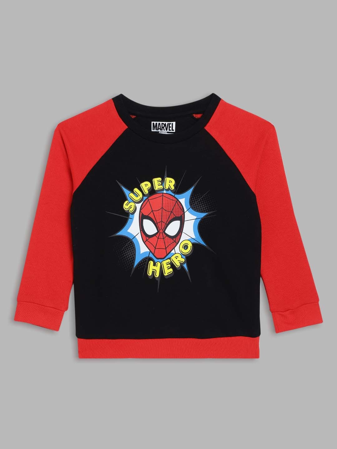 

Blue Giraffe Boys Colourblocked Sweatshirt, Black