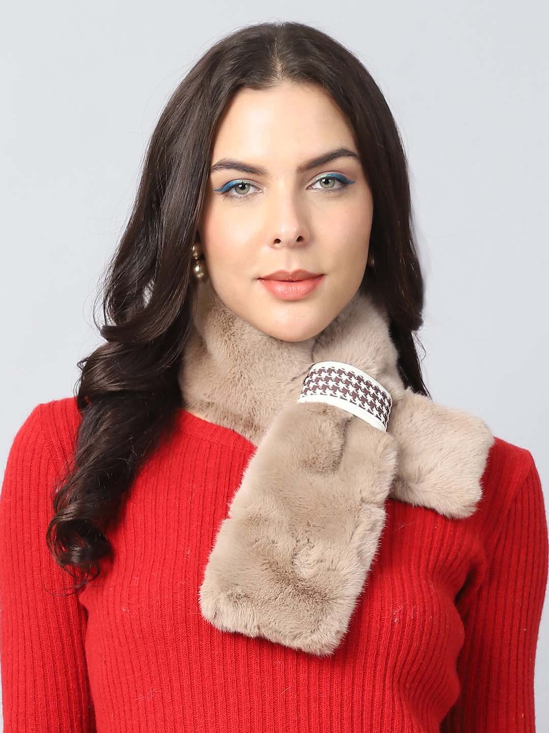

ELLIS Women Acrylic Mufflers, Beige