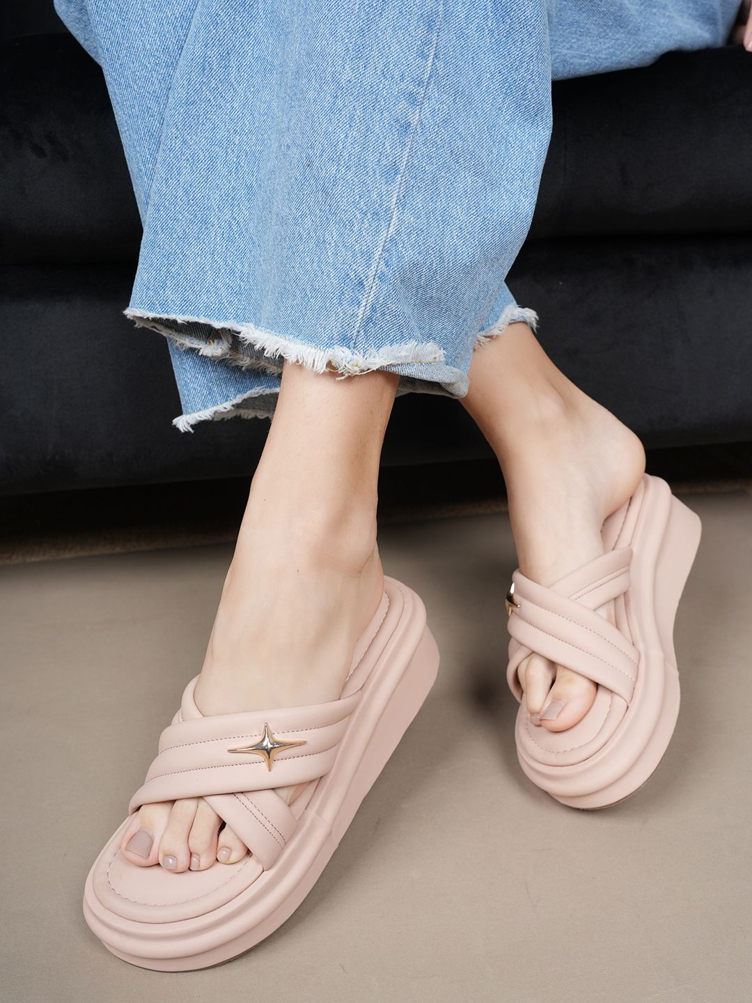 

Lavie Platform Heel Sandals, Cream