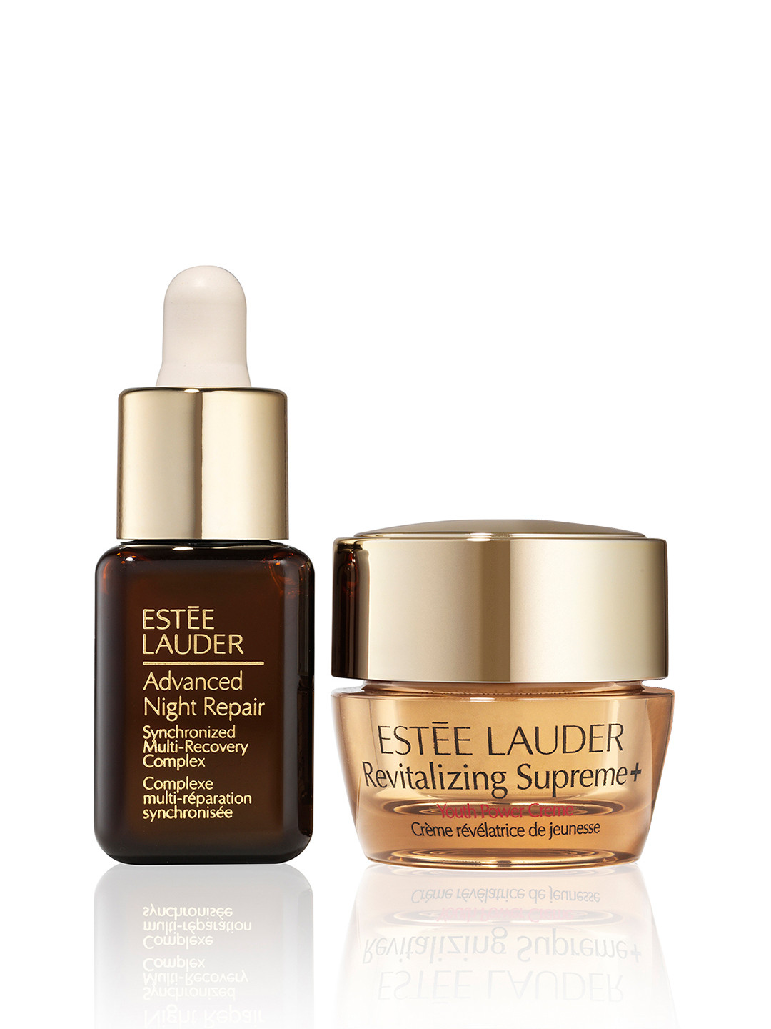 

Estee Lauder The Power Pair Mini Set - Repair Serum & Moisturizer, Gold