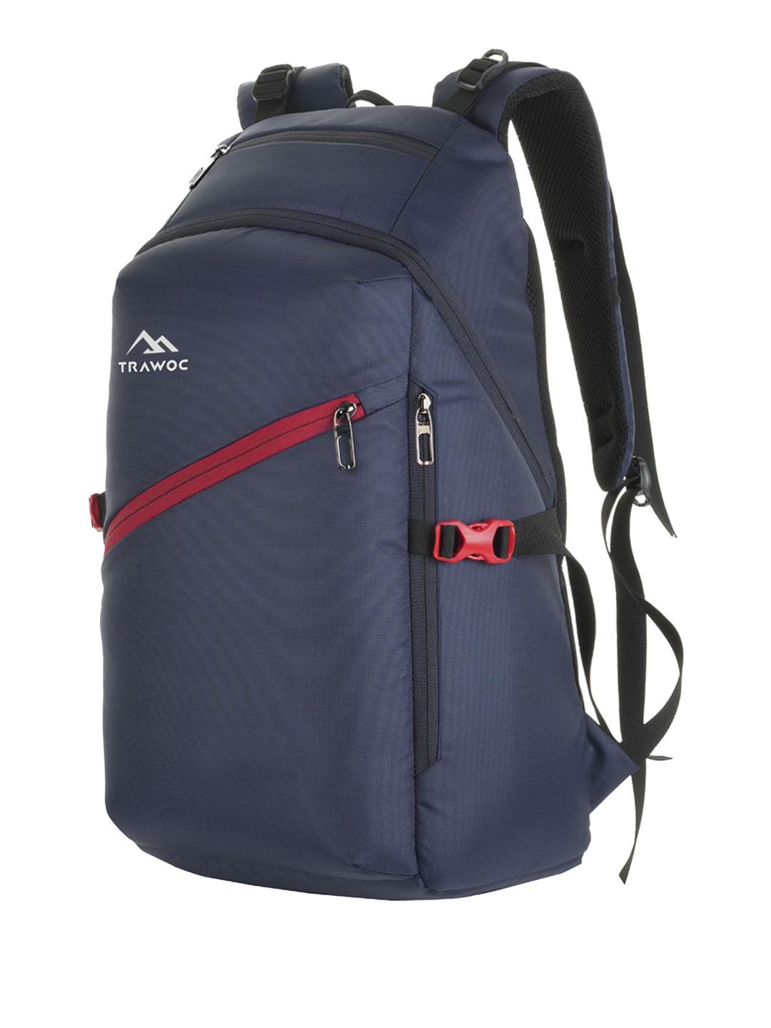 

TRAWOC VIPER Unisex Solid 40L Travel Backpack with Laptop Compartment Rain Cover, Navy blue