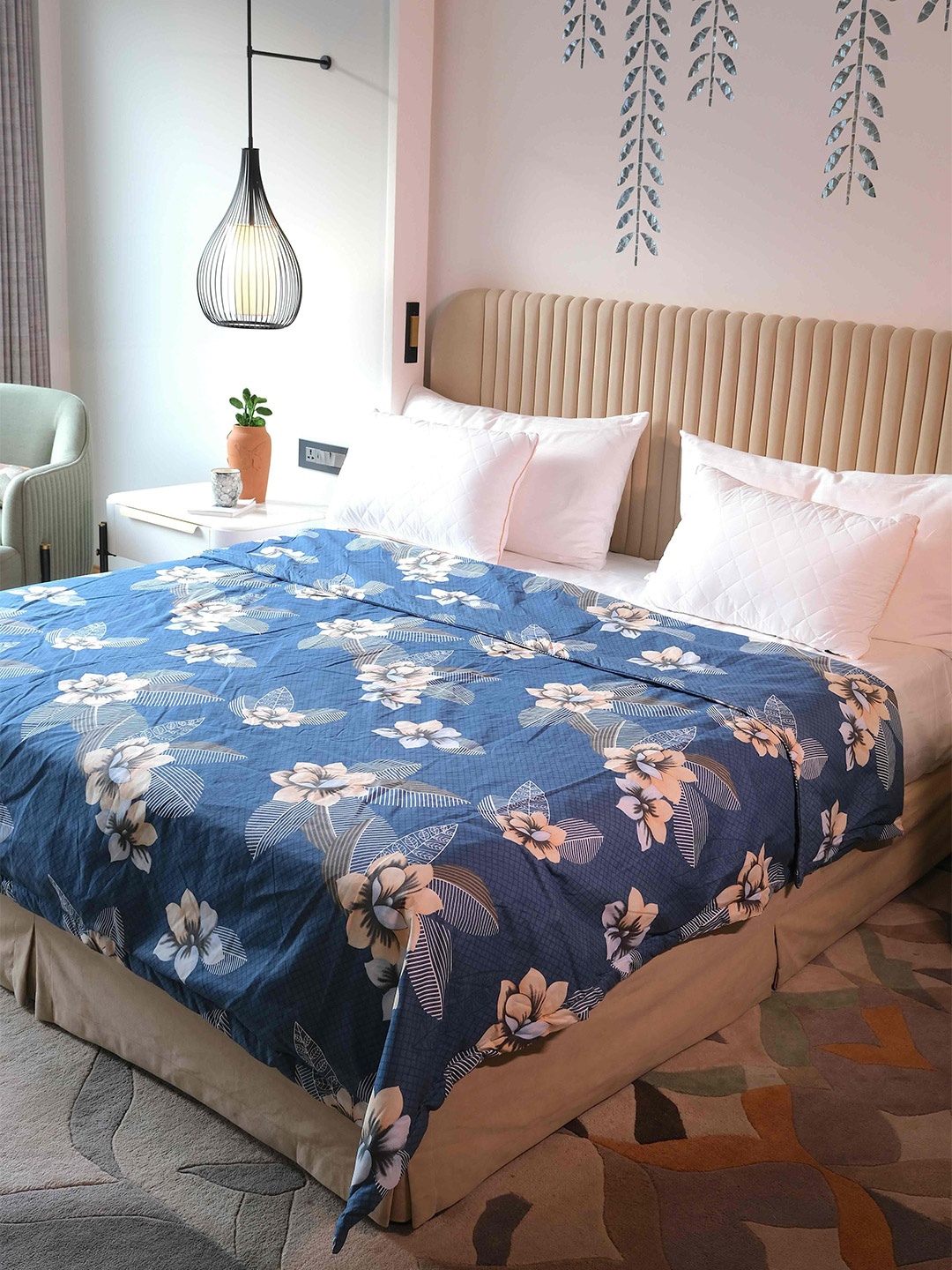 

Pure Decor King Size Comforter Blanket for Double Bed 2.23 m x 2.36 m, Blue