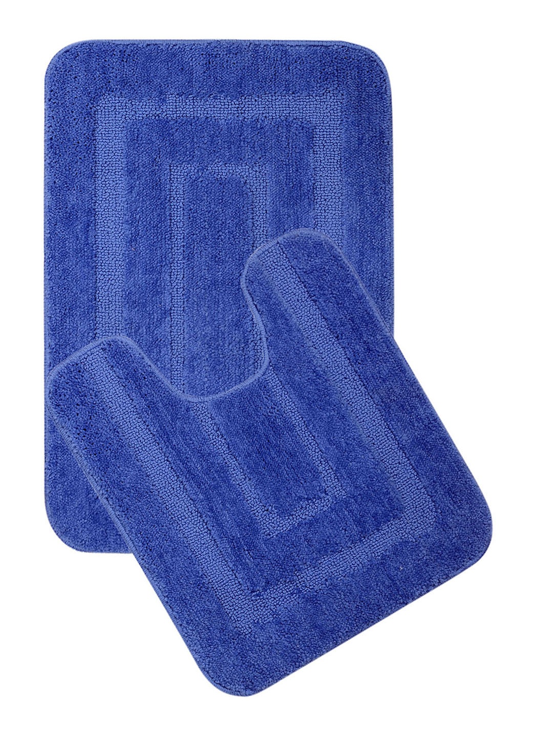 

Saral Home Blue 2 Pieces Microfibre Anti Skid Bath Mats