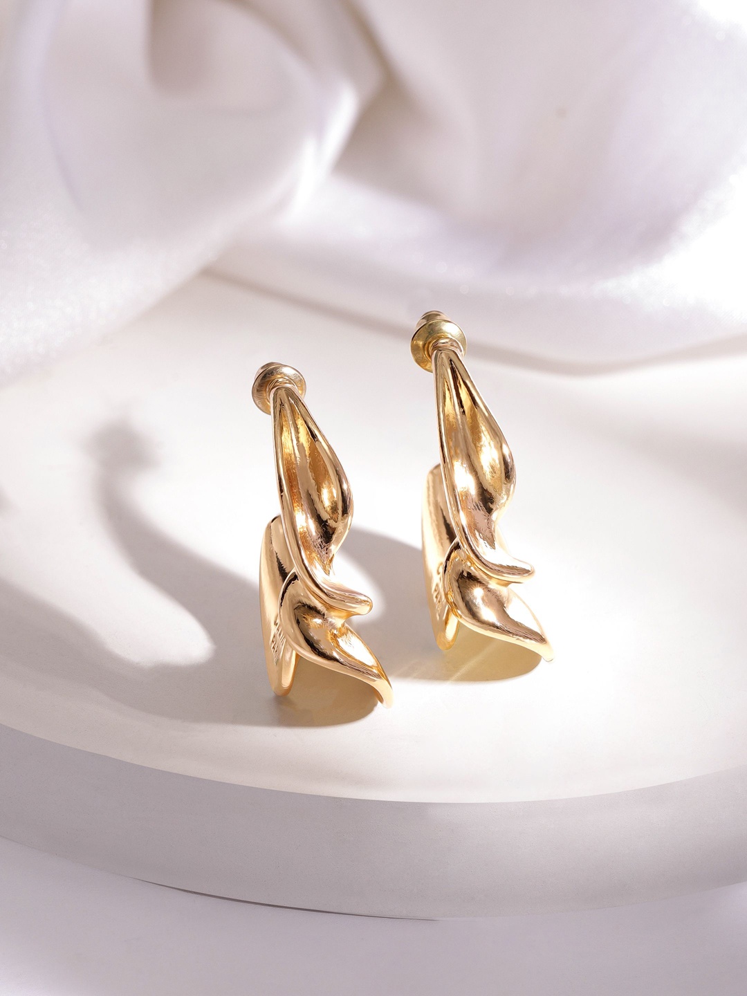 

Rubans 18K Gold-Plated Classic Drop Earrings