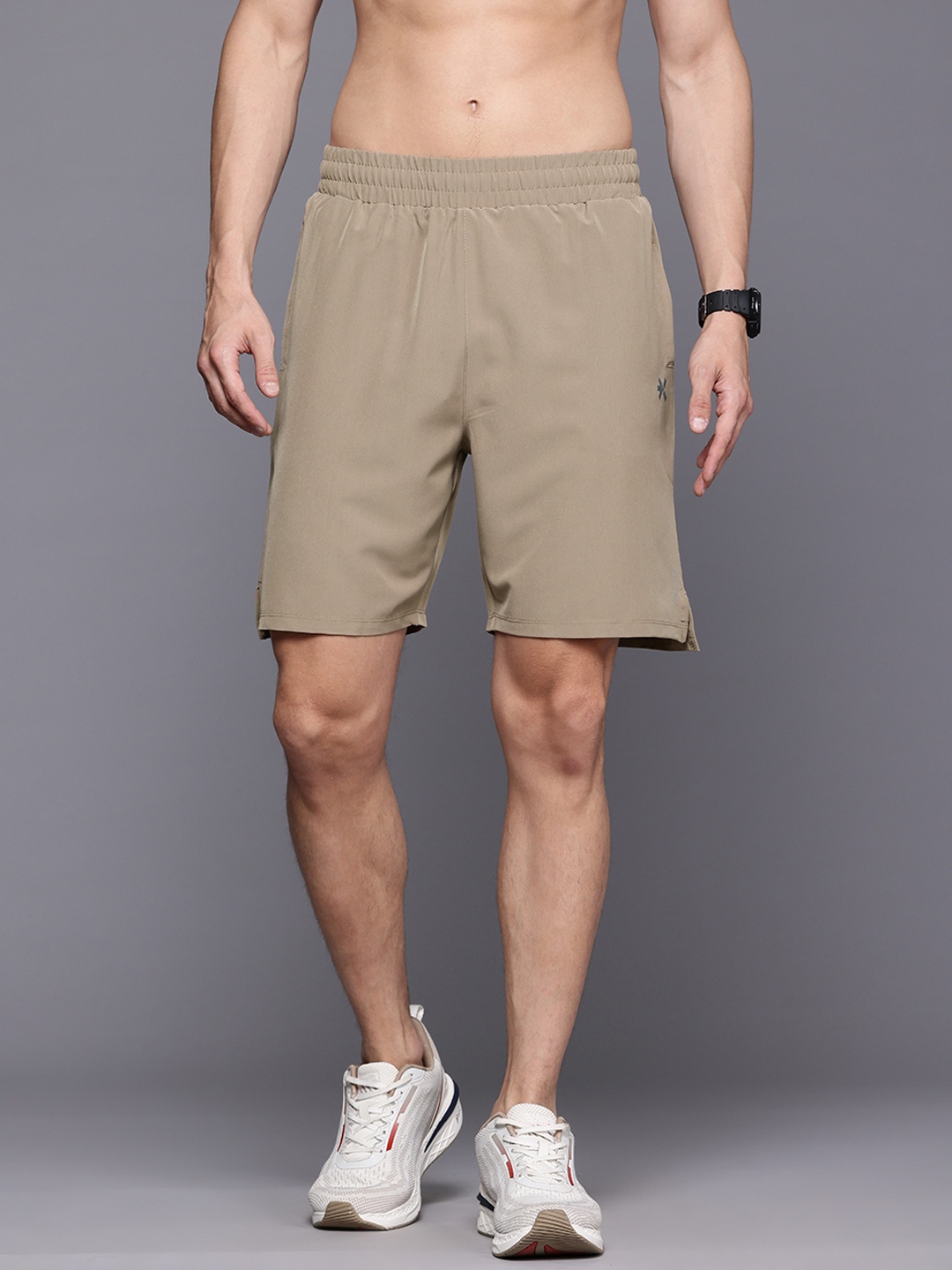 HRX by Hrithik Roshan Men Running Shorts, Tan