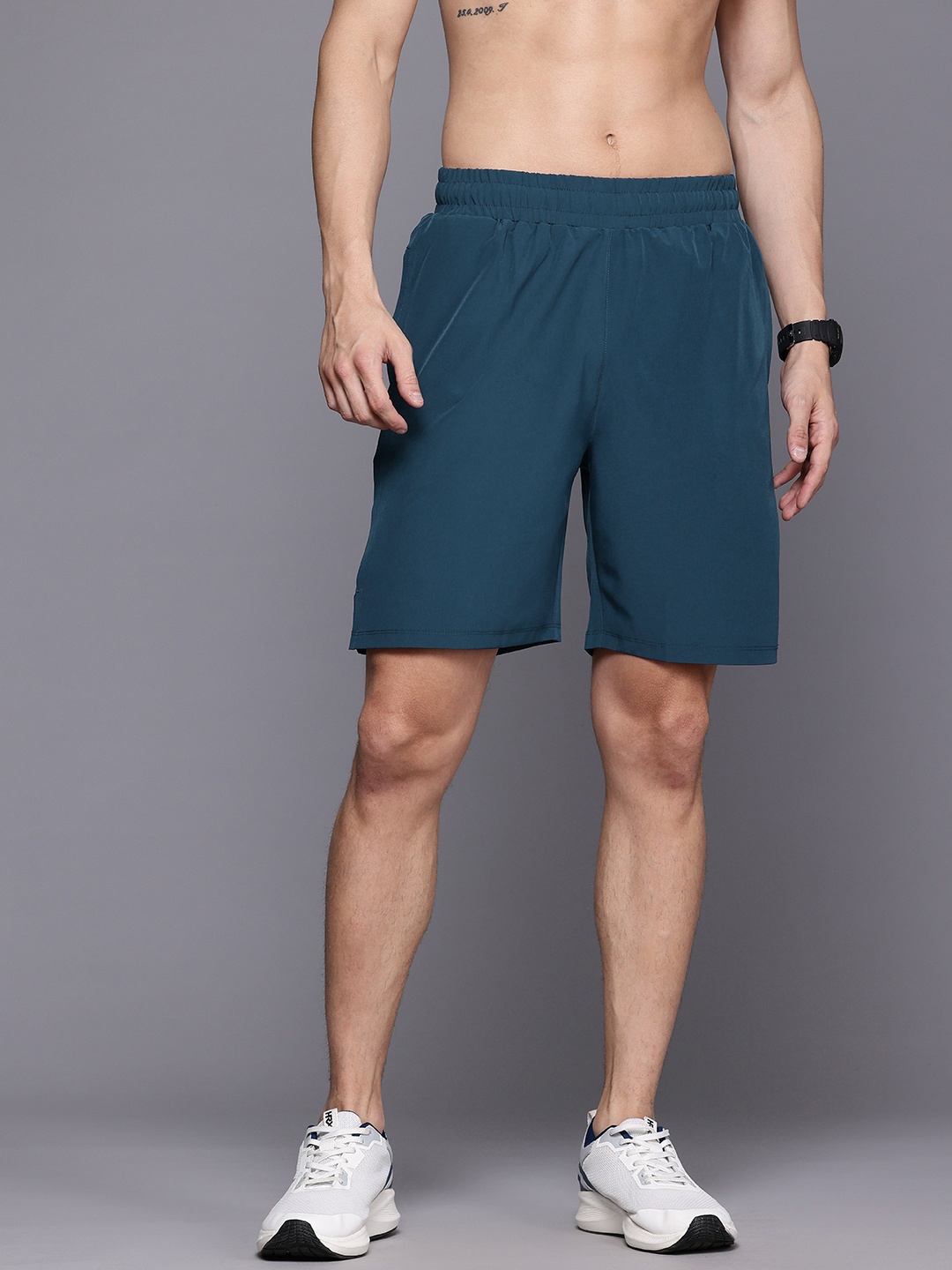 HRX by Hrithik Roshan Men Running Shorts, Blue
