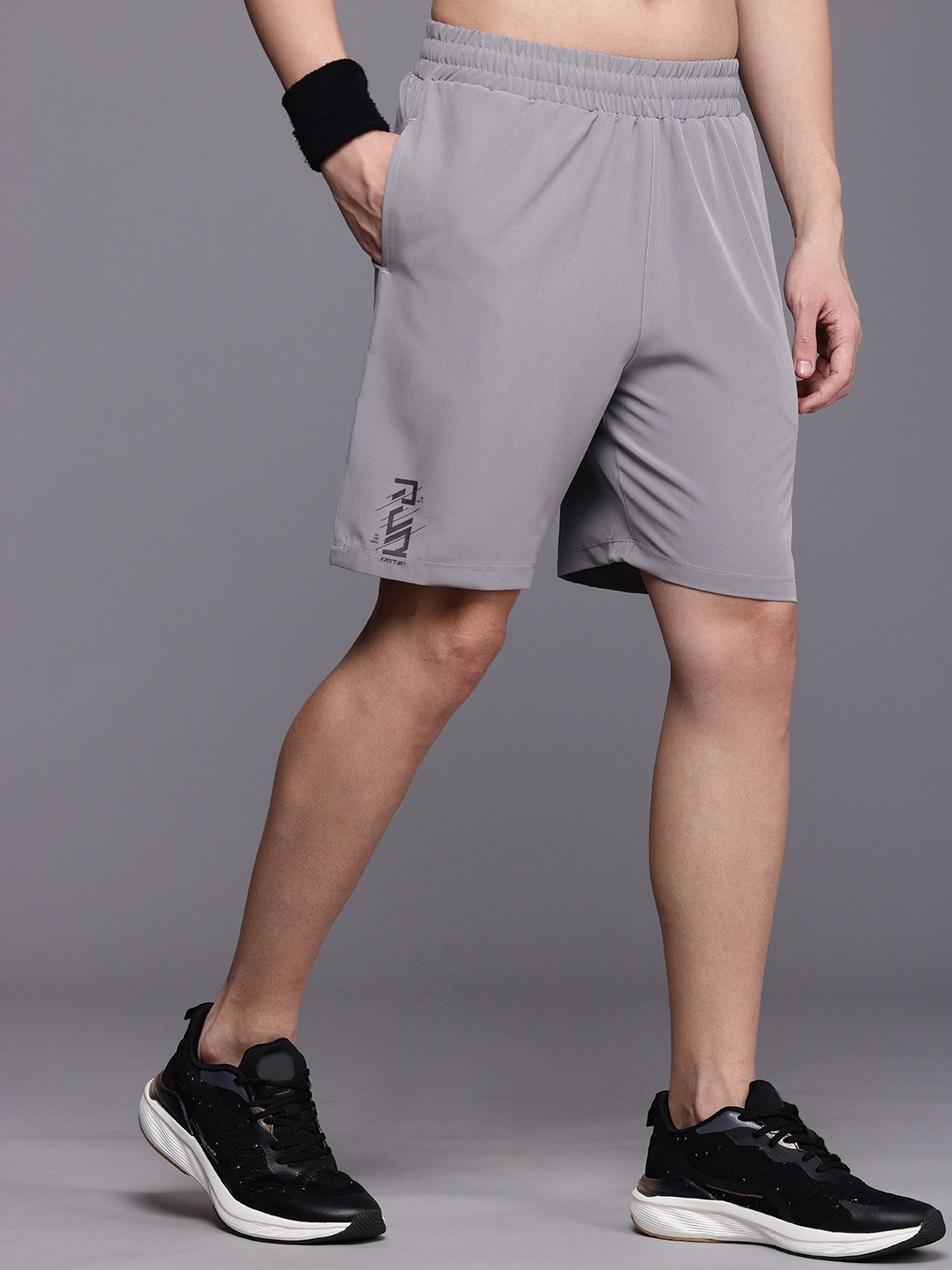 

HRX by Hrithik Roshan Men Rapid-Dry Running Shorts, Grey