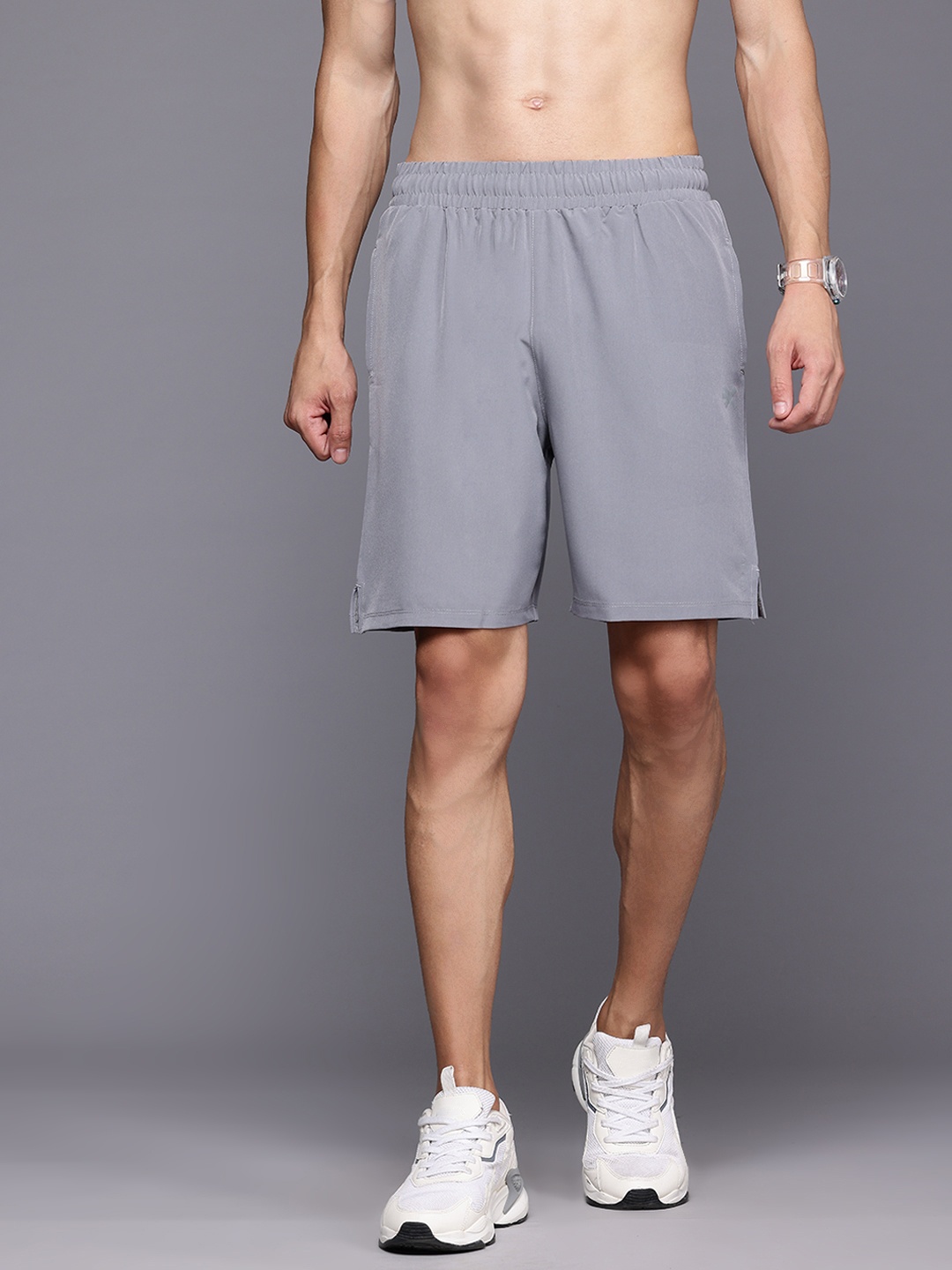 

HRX by Hrithik Roshan Men Running Shorts, Grey