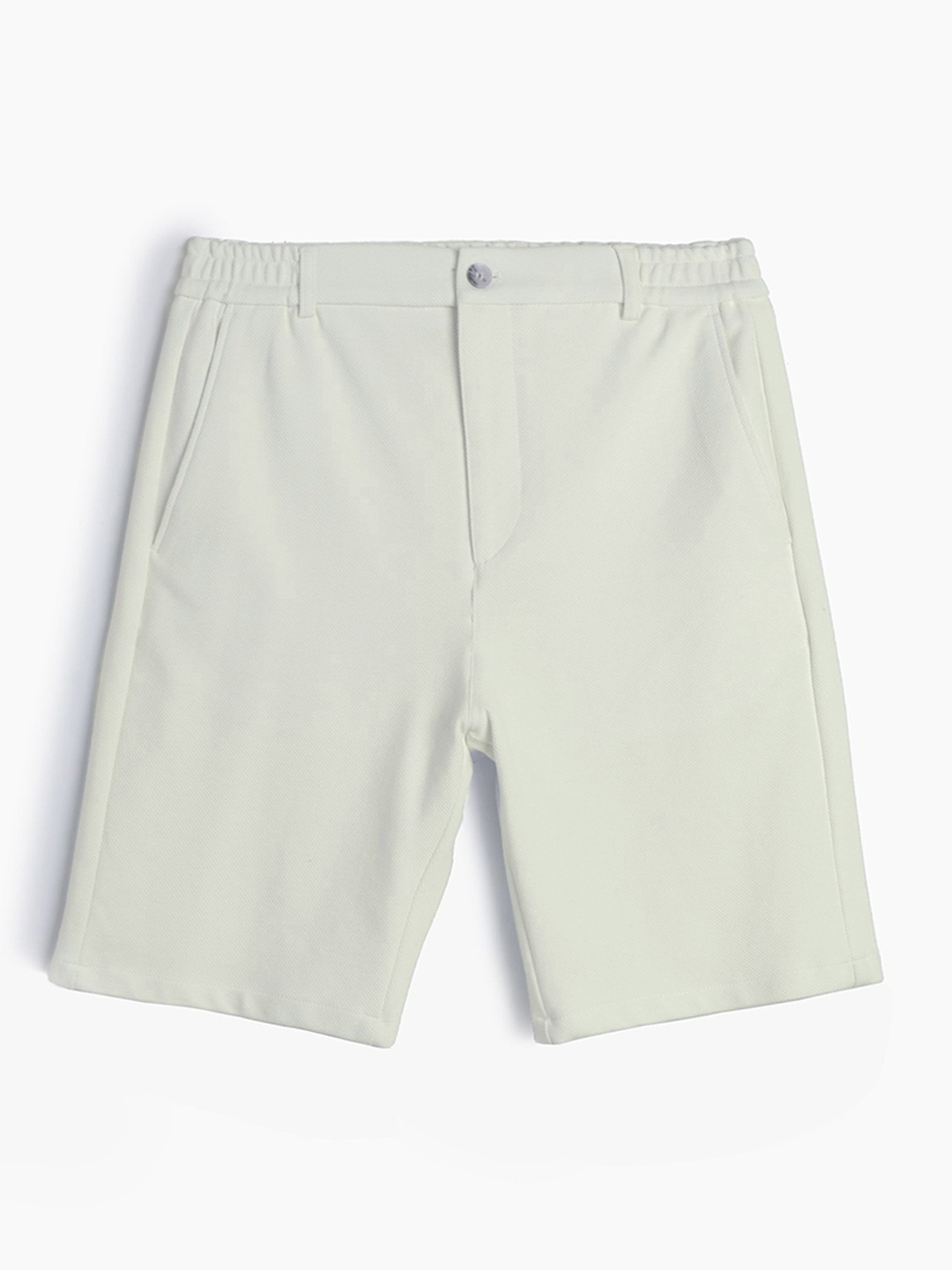 

Koton Men Solid Shorts, White