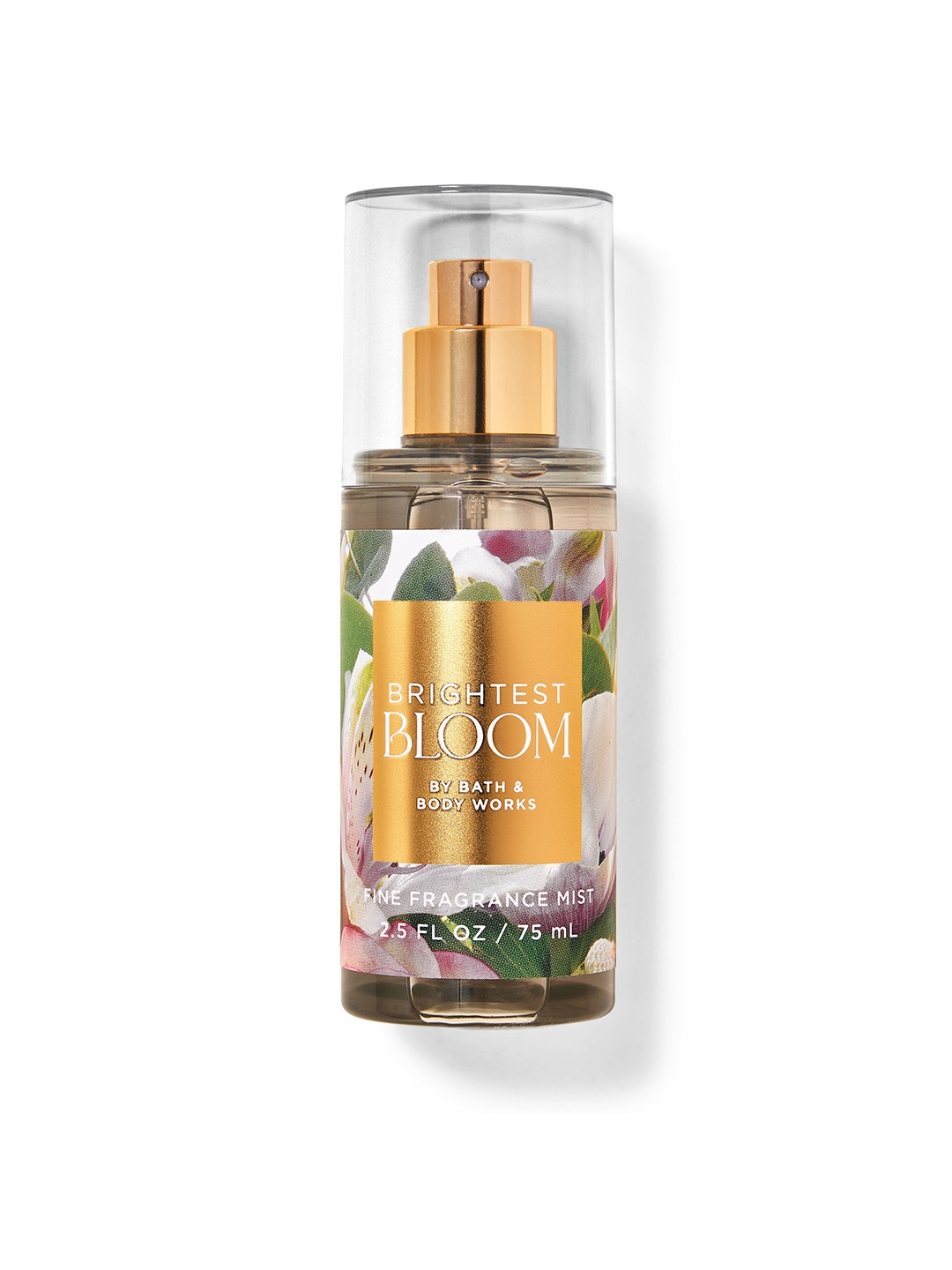 Bath & Body Works Brightest Bloom Travel Size Fine Fragrance Body Mist - 75 ml, Gold