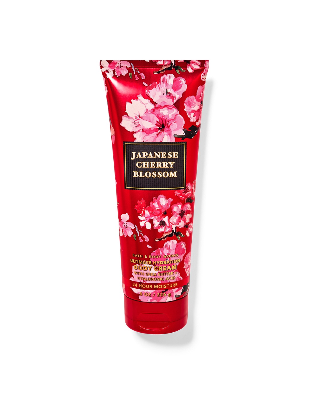 

Bath & Body Works Japanese Cherry Blossom Ultimate Hydration Body Cream - 226g, Red