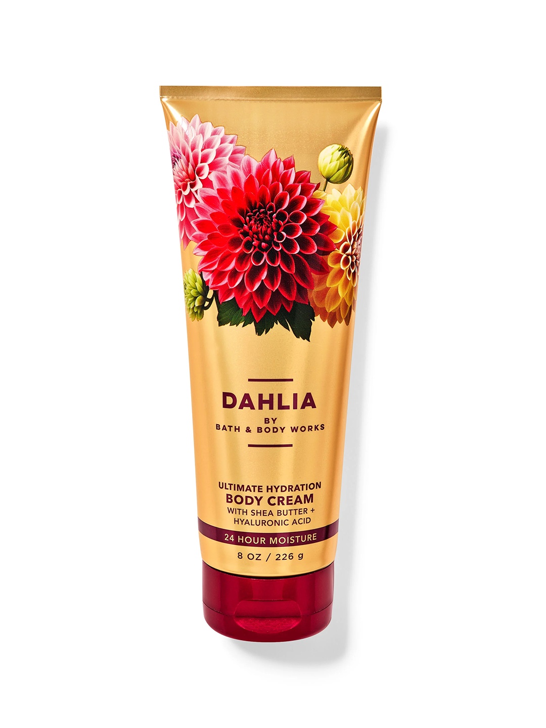 

Bath & Body Works Dahlia Ultimate Hydration Body Cream - 226g, Gold