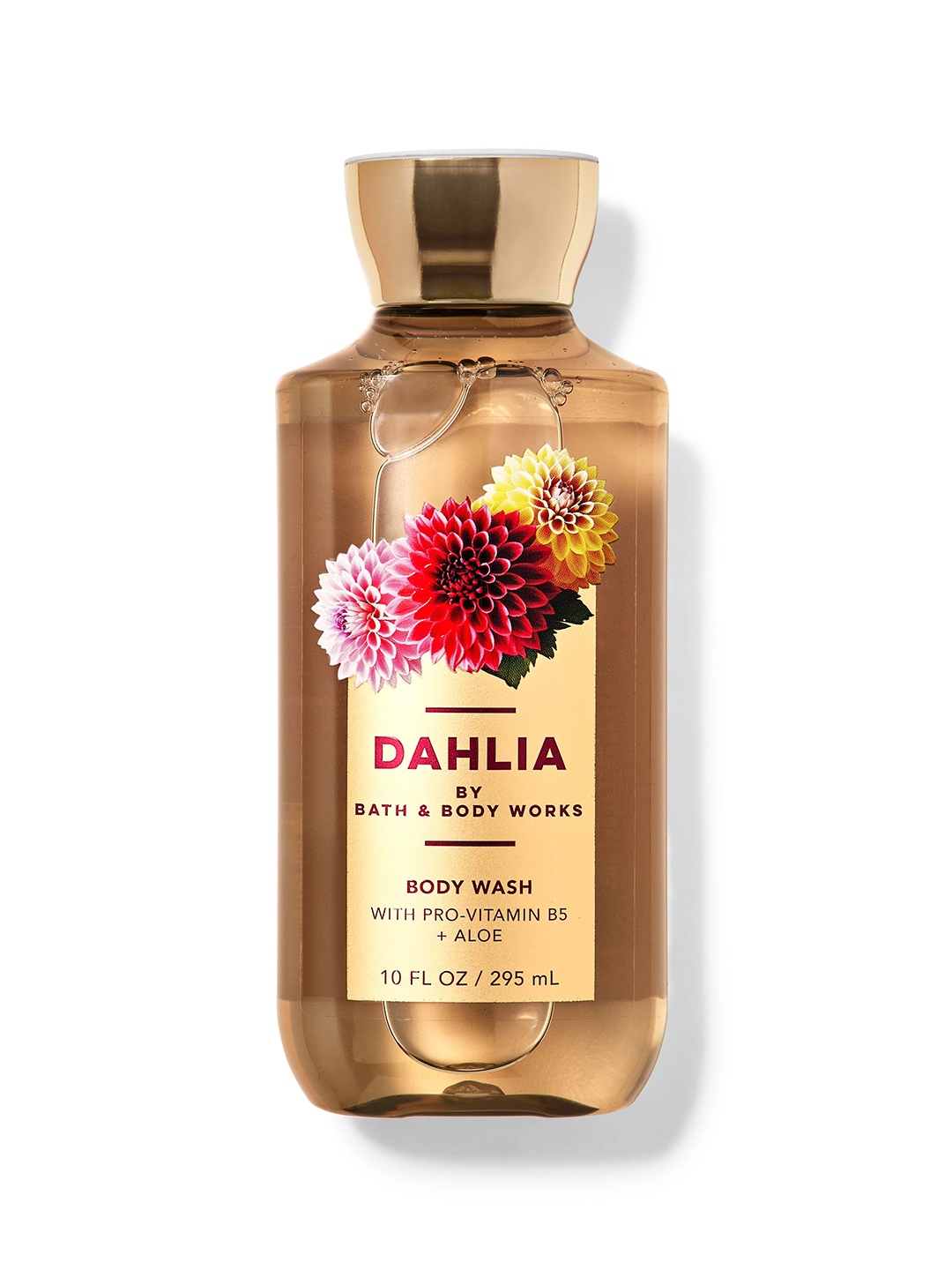 

Bath & Body Works Dahlia Body Wash with Pro-Vitamin B5 & Aloe - 295ml, Gold