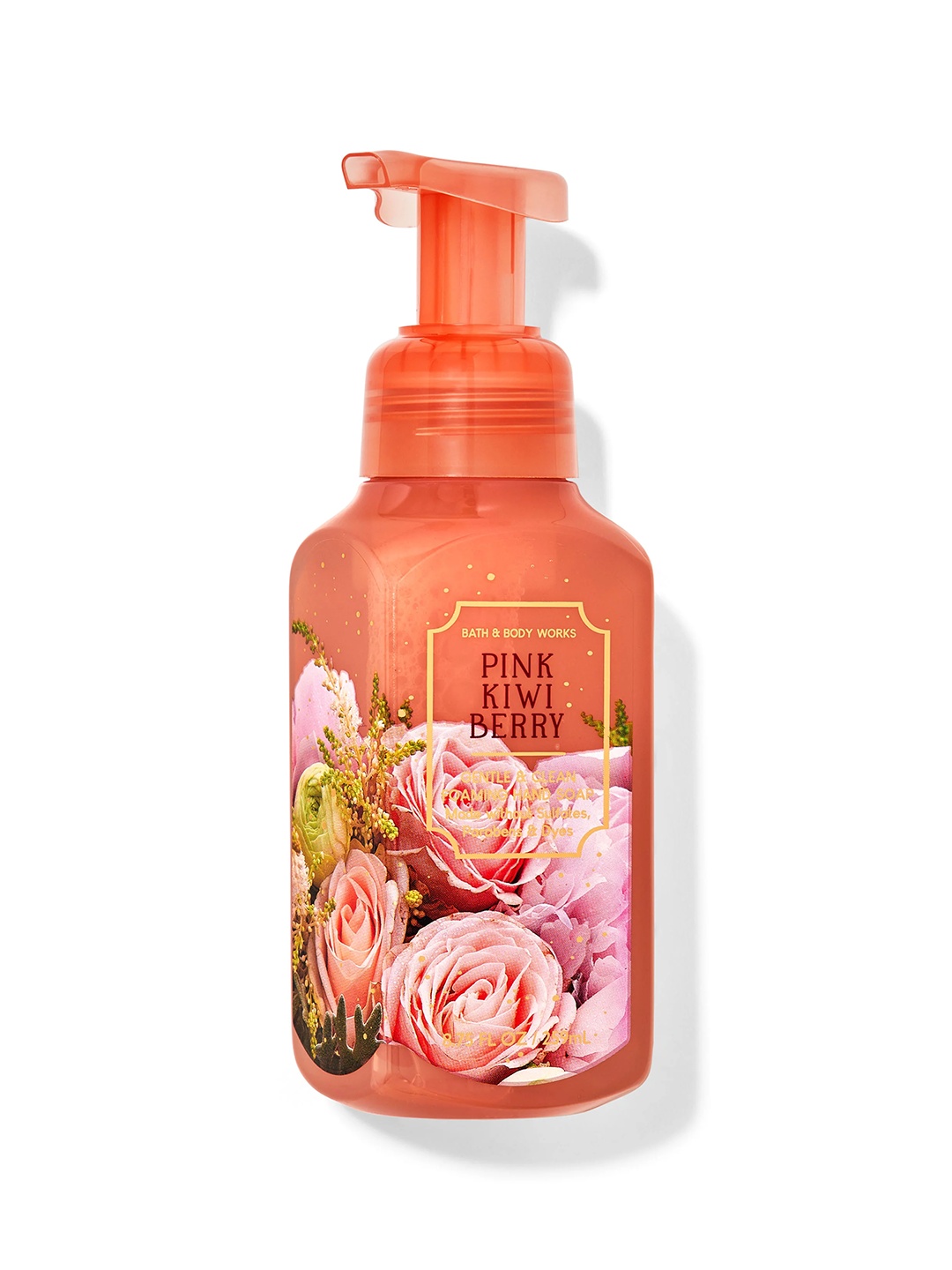 

Bath & Body Works Pink Kiwi Berry Gentle & Clean Foaming Hand Soap - 259 ml, Orange