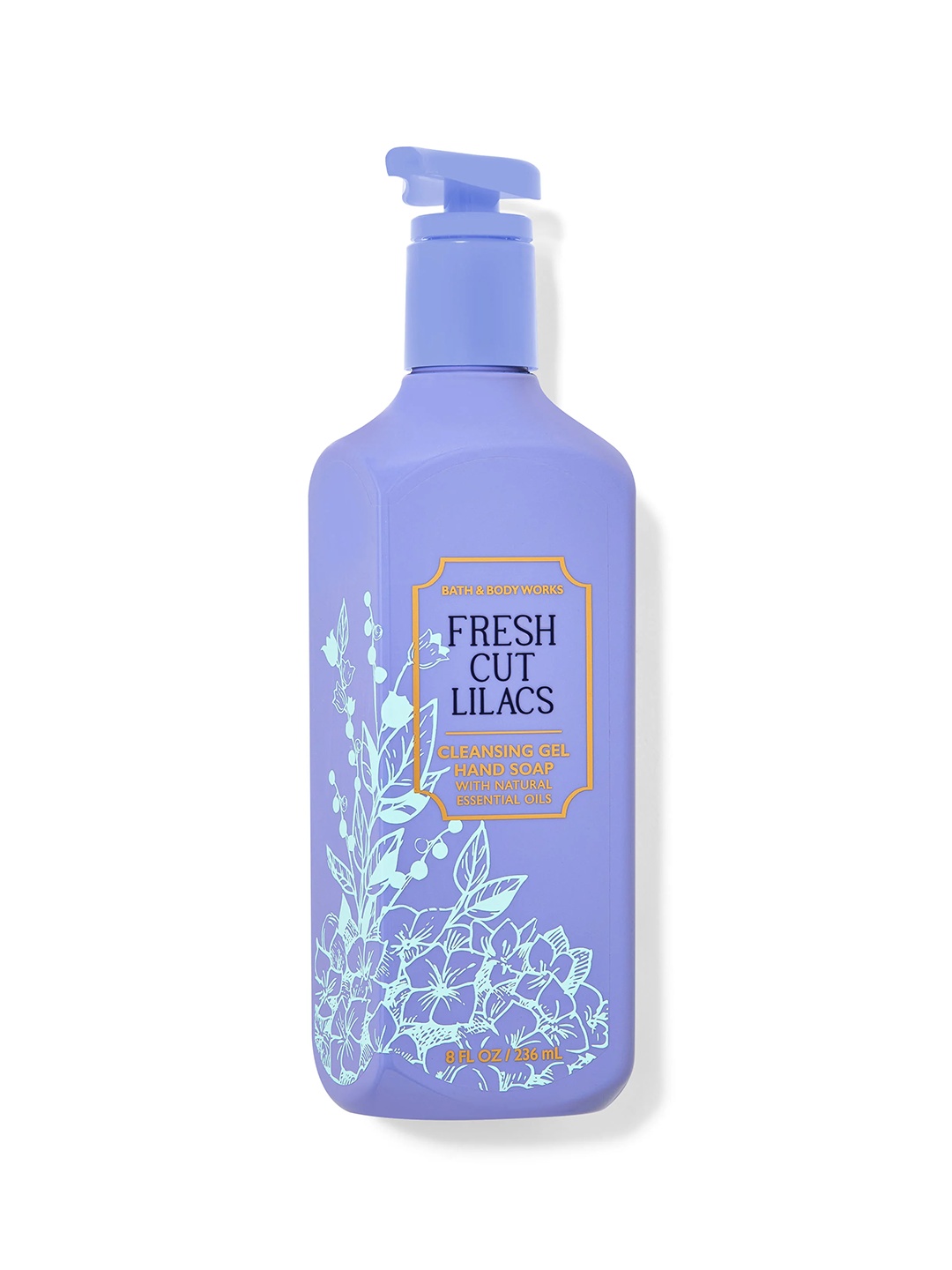 

Bath & Body Works Fresh Cut Lilacs Cleansing Gel Hand Soap - 236ml, Blue