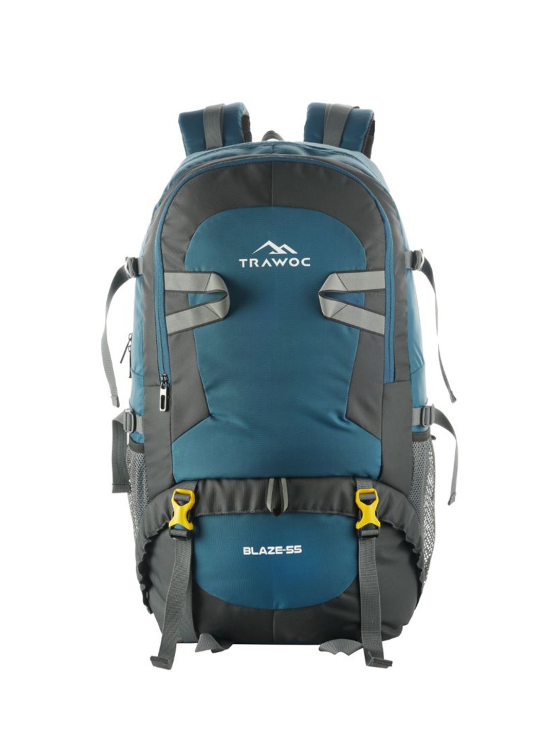 

TRAWOC BLAZE Solid 55L Unisex Travel Rucksack For Trekking Camping & Hiking, Blue