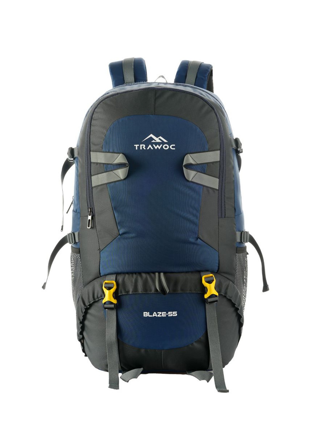 

TRAWOC BLAZE Solid 55L Unisex Travel Rucksack For Trekking Camping & Hiking, Blue